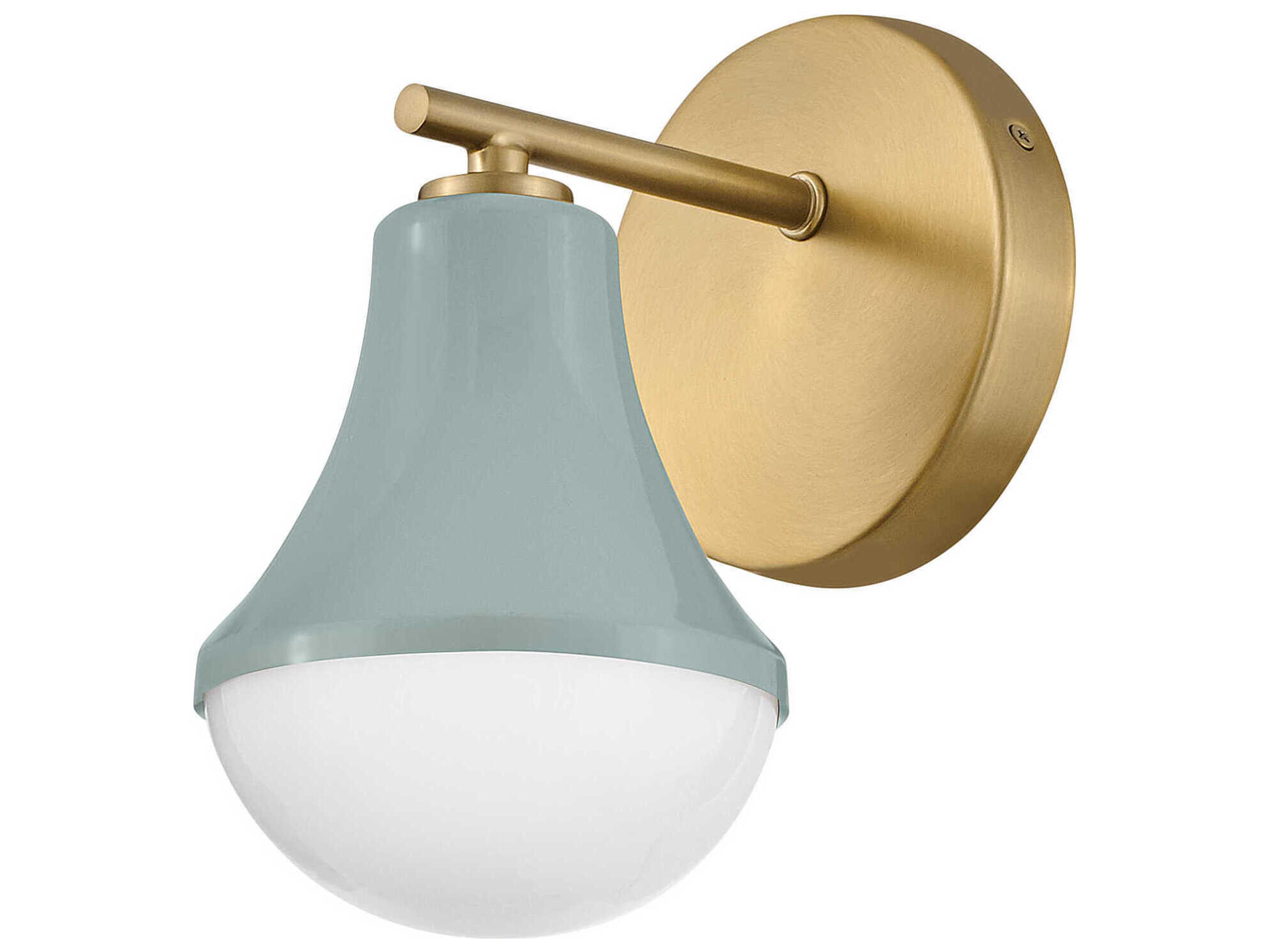 Lark Living Haddie 1-Light Seafoam Lacquered Brass Green Vanity Light