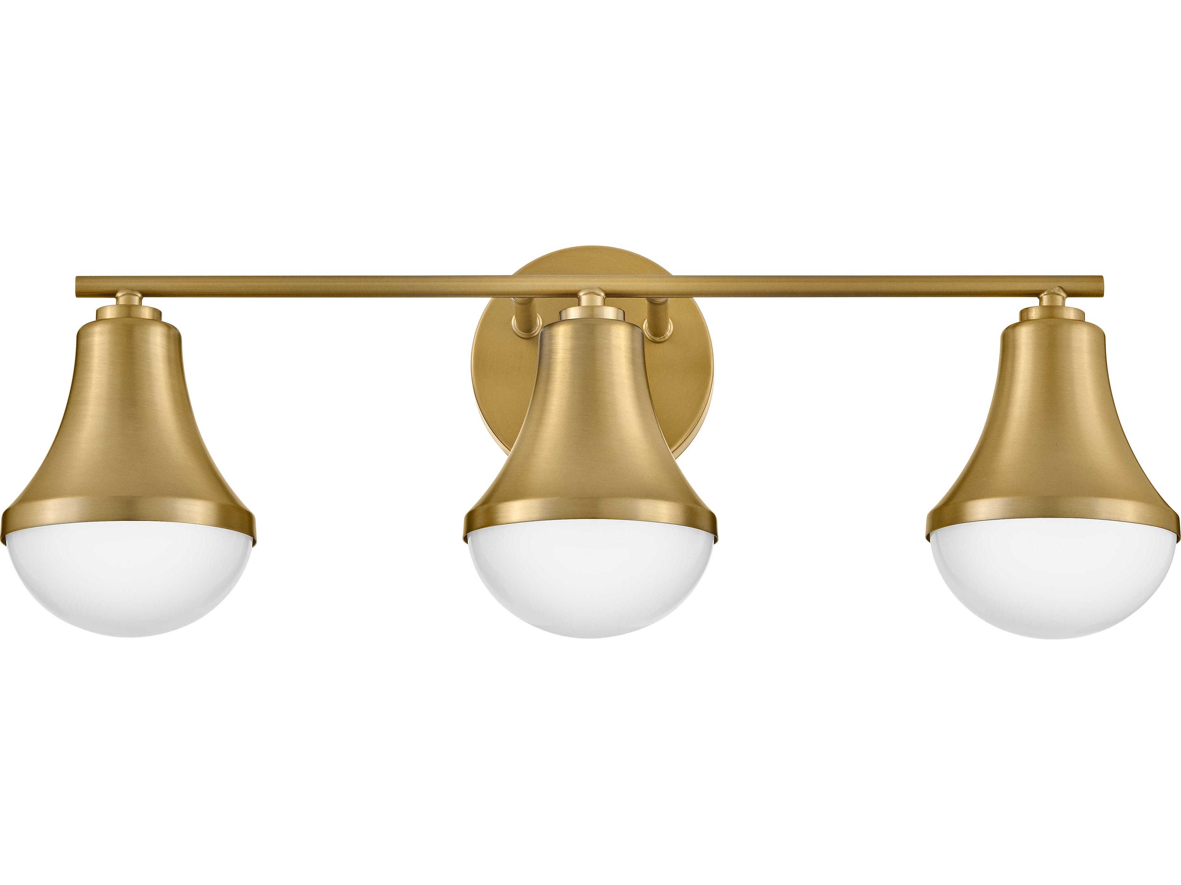 Lark Living Haddie 3-Light Lacquered Brass Vanity Light