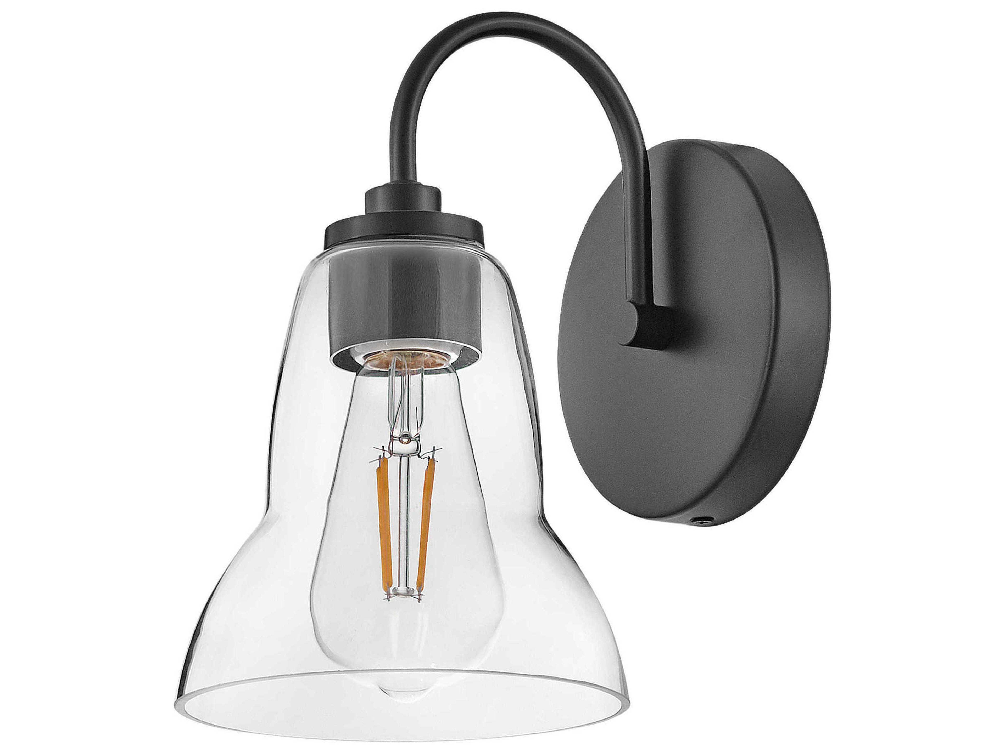 Lark Living Vera 1-Light Black Wall Sconce