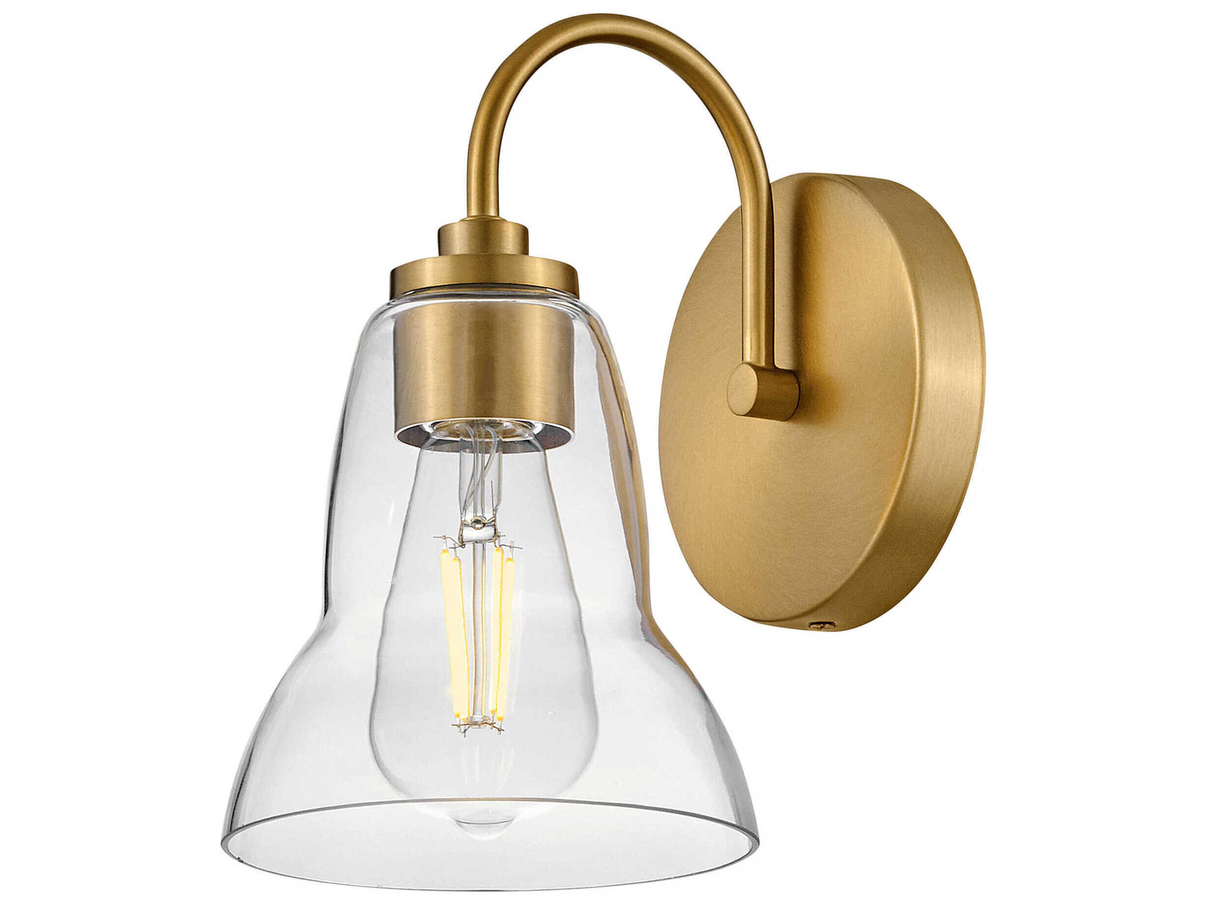Lark Living Vera 1-Light Lacquered Brass Wall Sconce