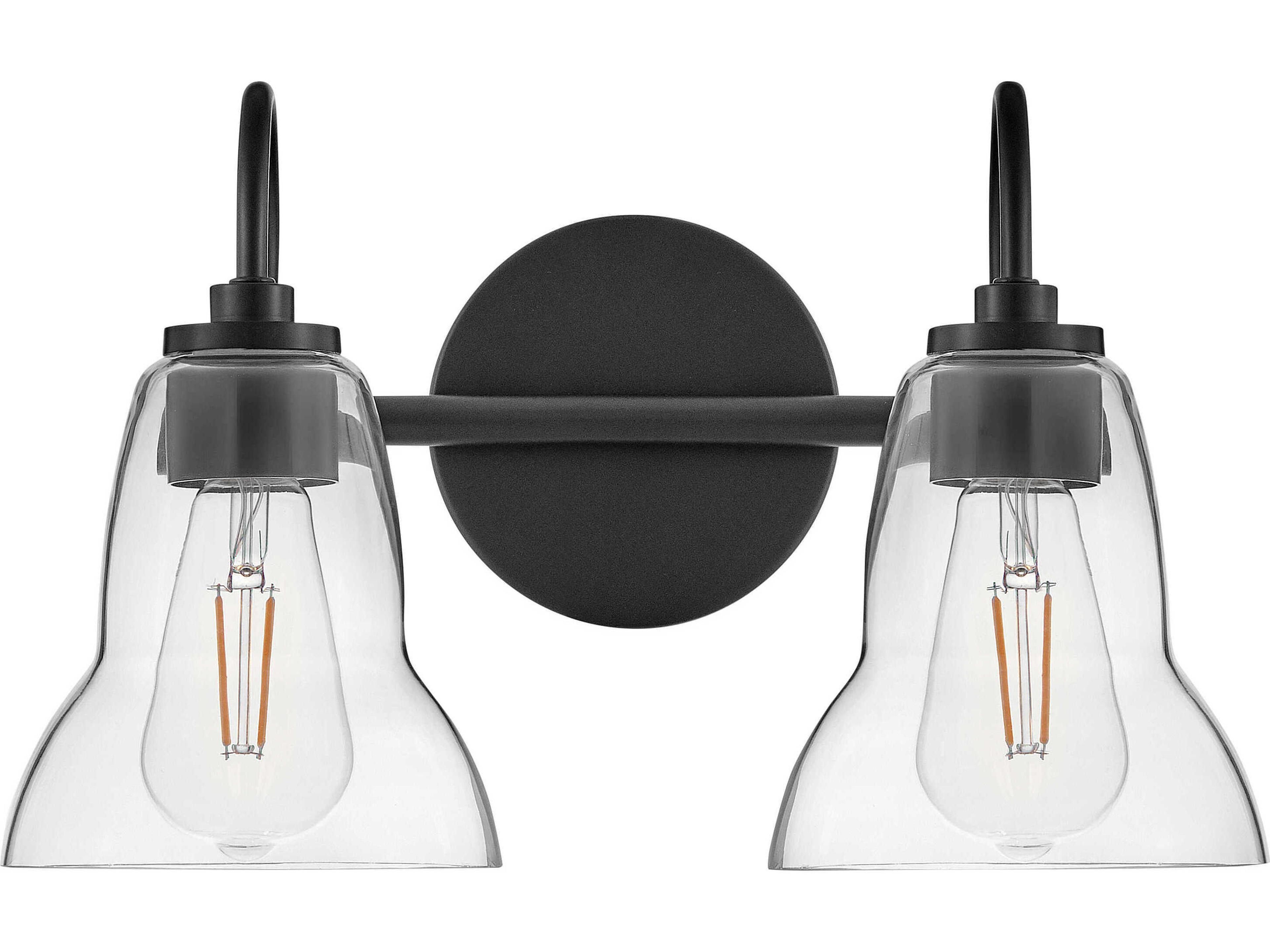 Lark Living Vera 2-Light Black Vanity Light