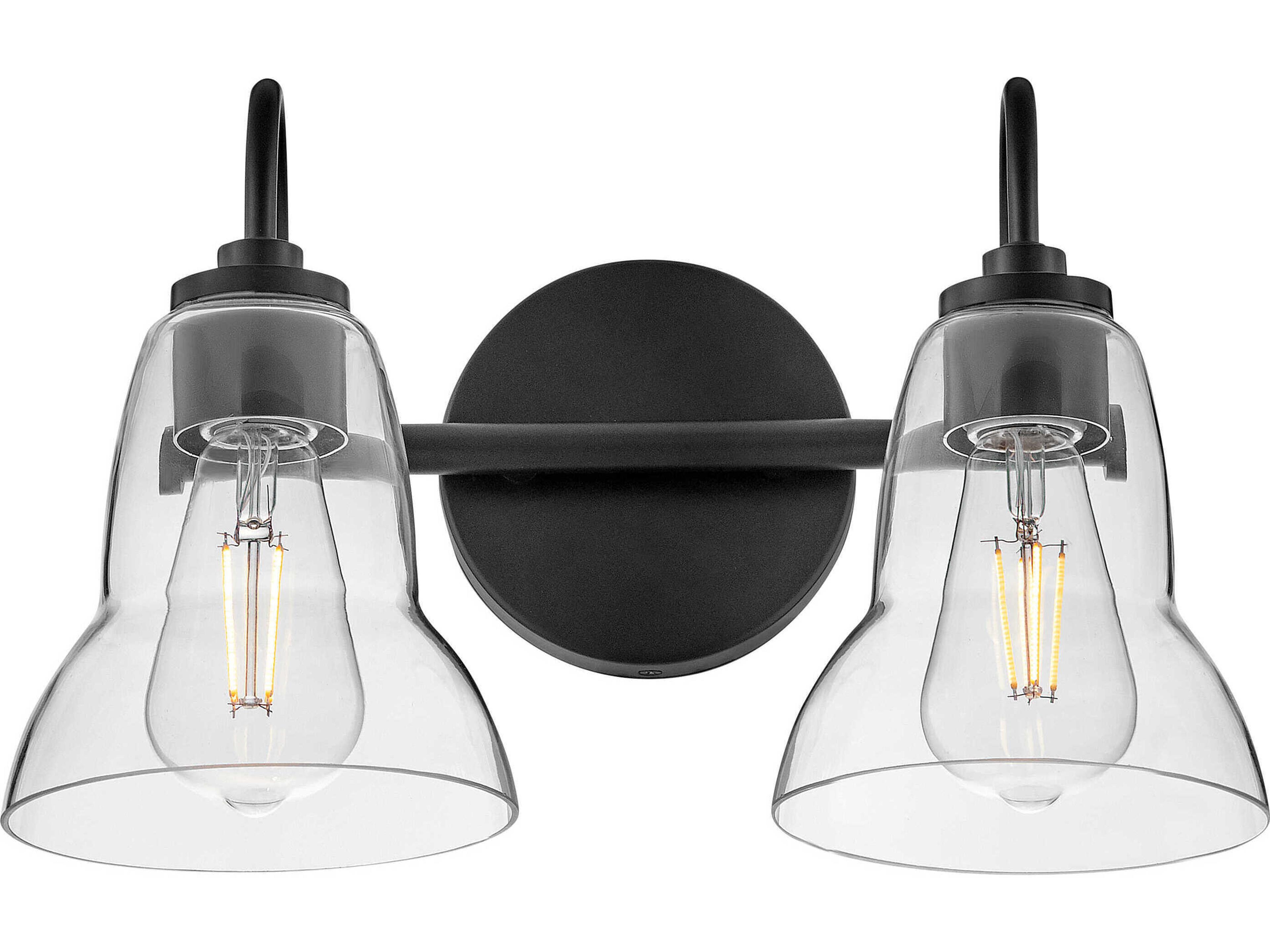 Lark Living Vera 2-Light Black Vanity Light