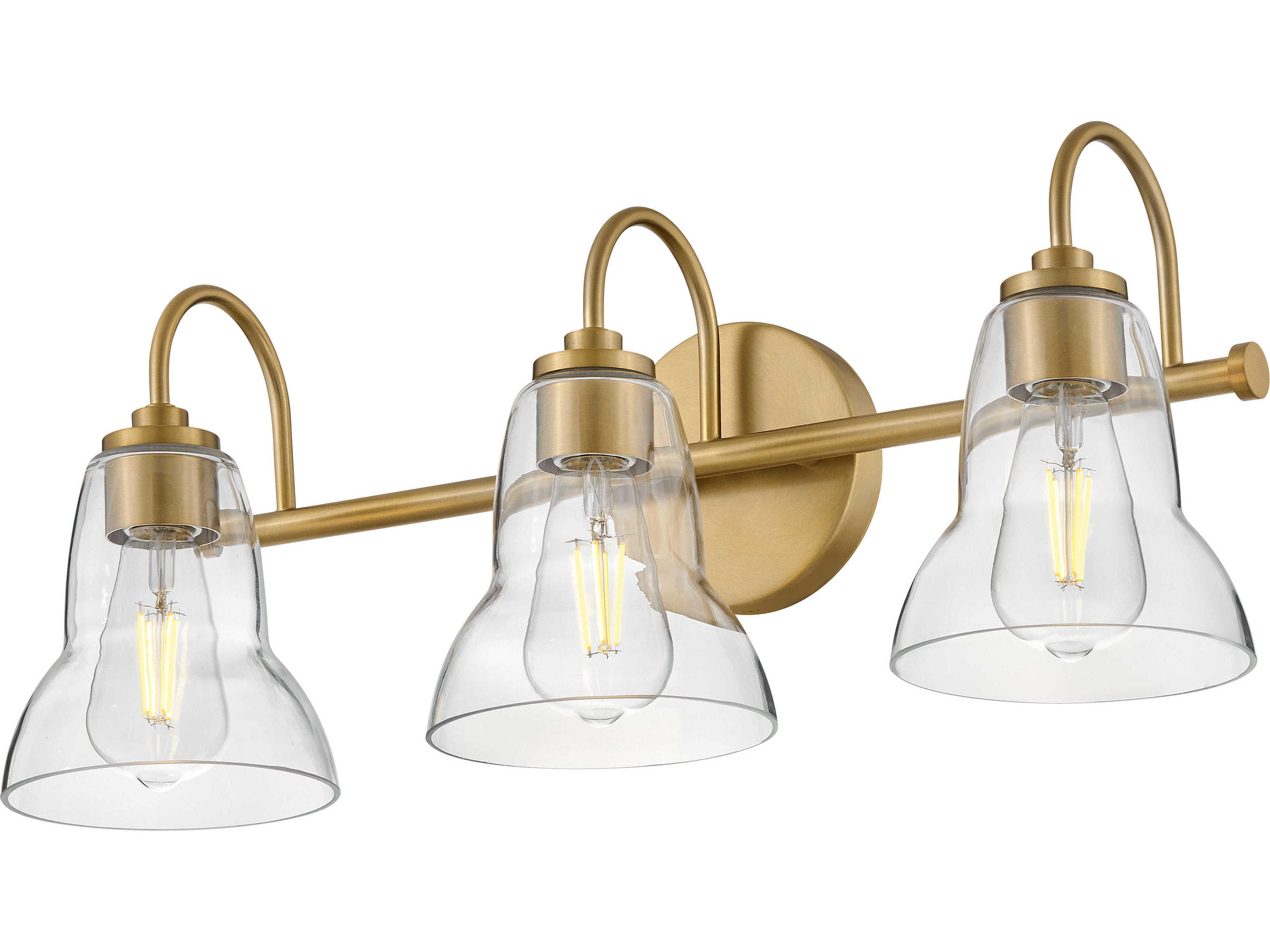 Lark Living Vera 3-Light Lacquered Brass Vanity Light