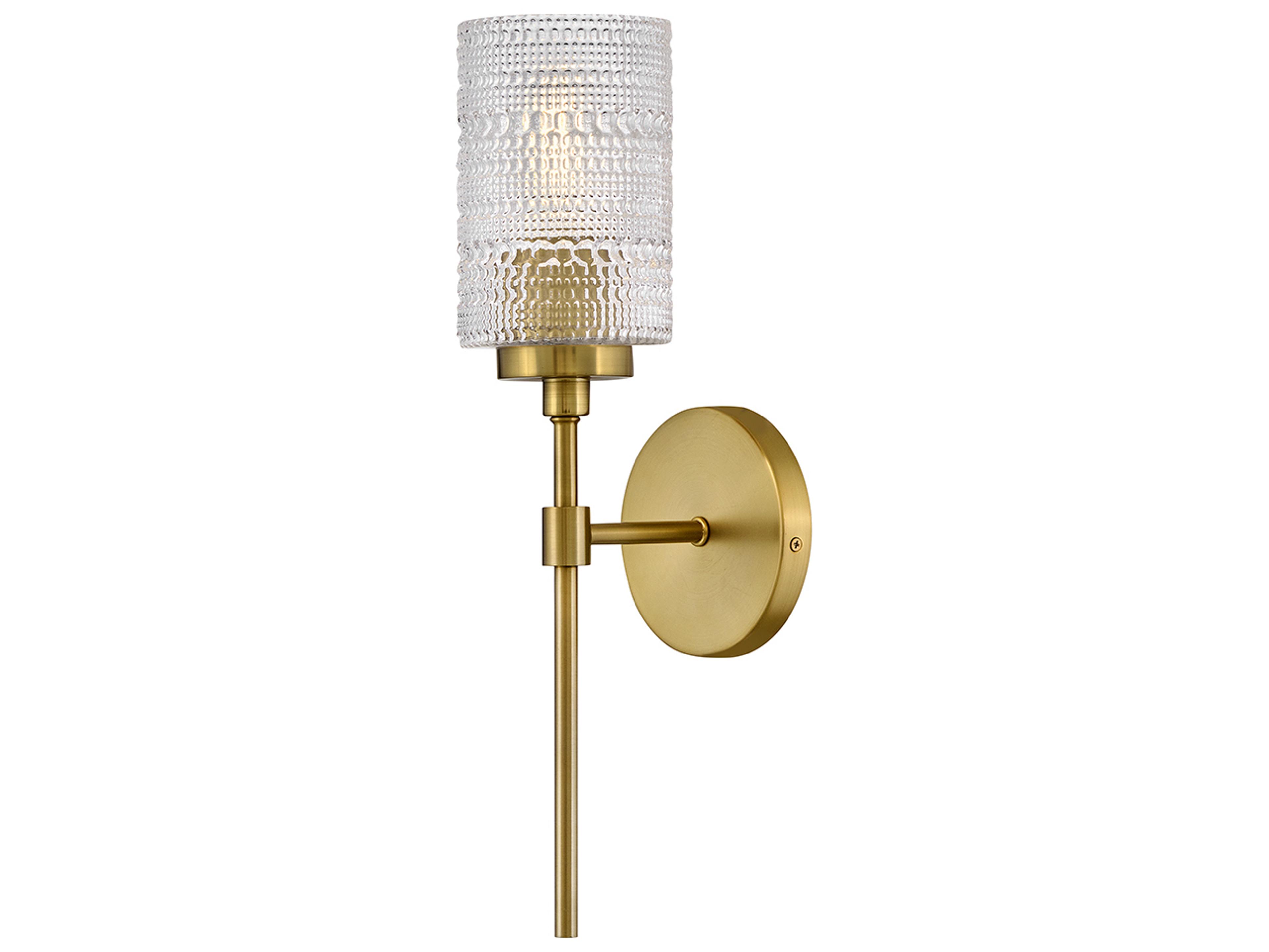 Mabel 1-Light Lacquered Brass Wall Sconce