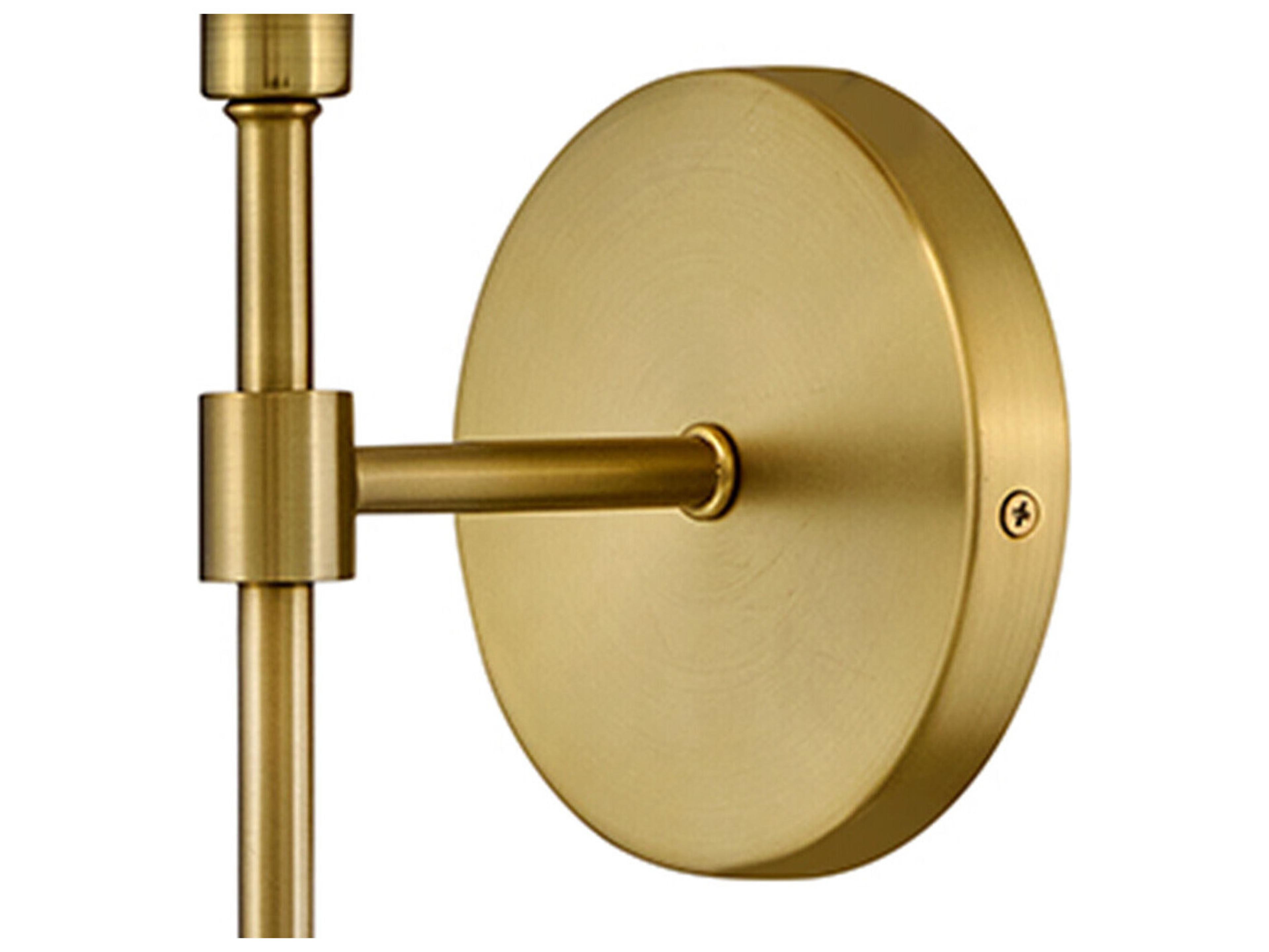 Lark Living Mabel 1-Light Lacquered Brass Wall Sconce