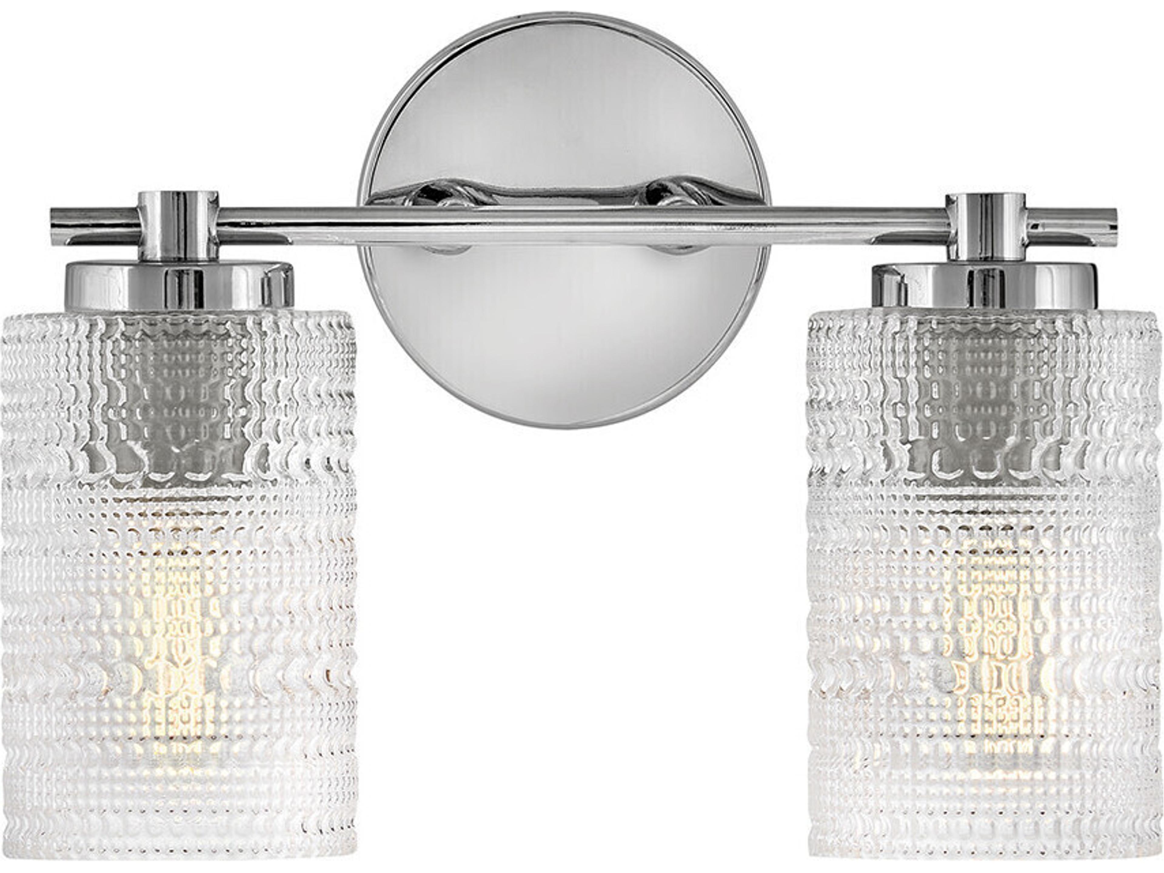 Lark Living Mabel 2-Light Chrome Vanity Light