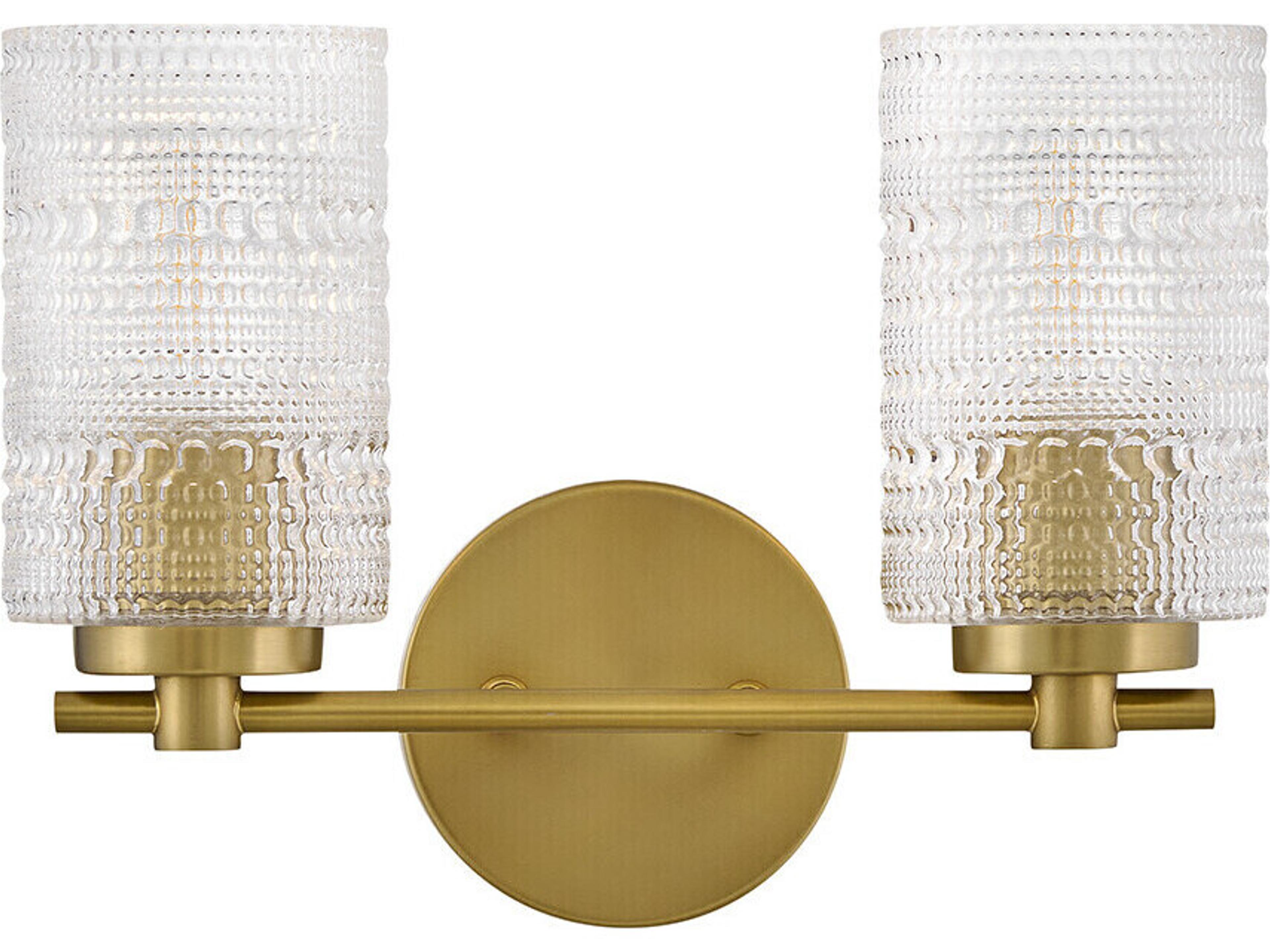 Lark Living Mabel 2-Light Lacquered Brass Vanity Light