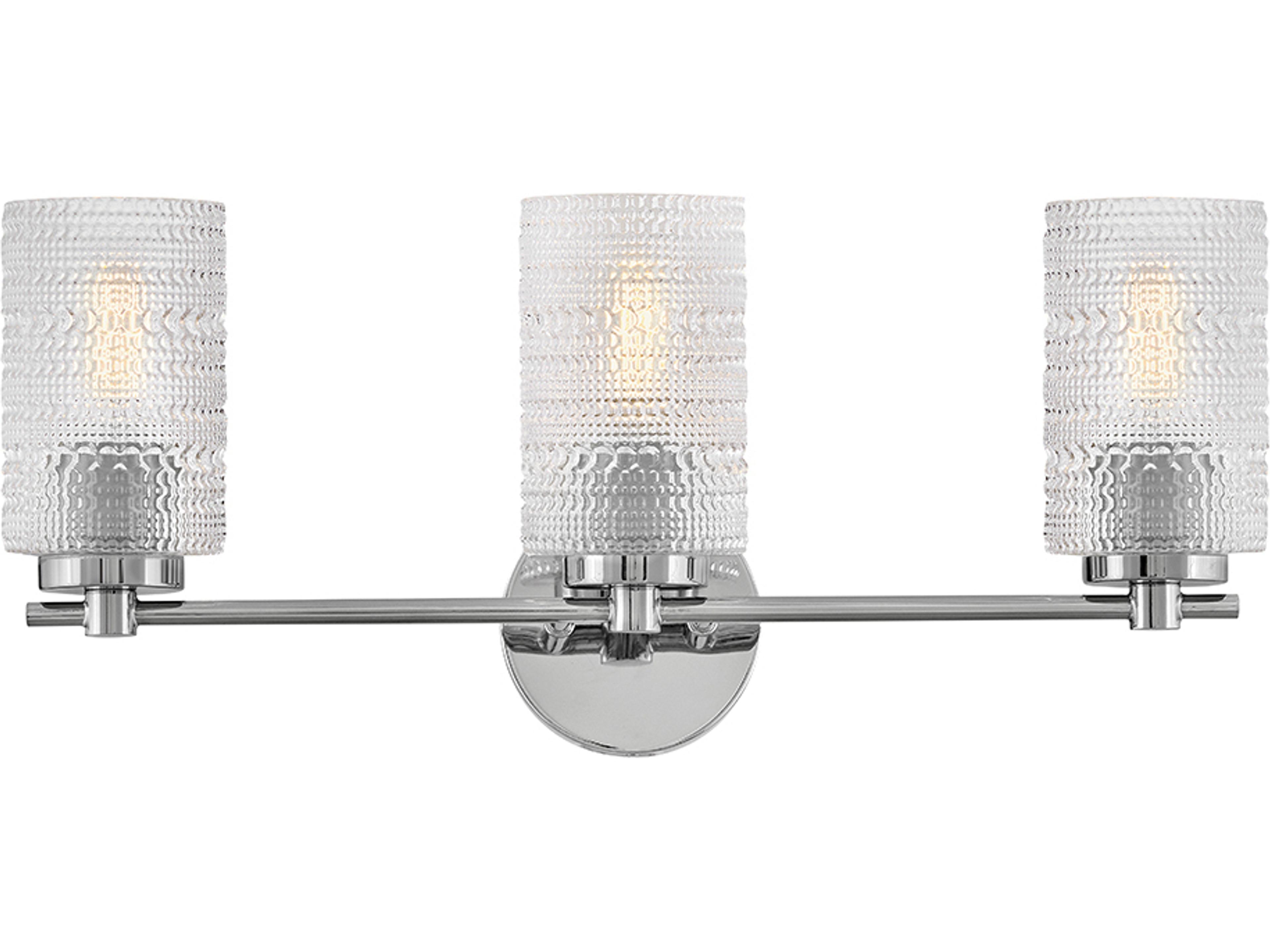 Mabel 3-Light Chrome Vanity Light
