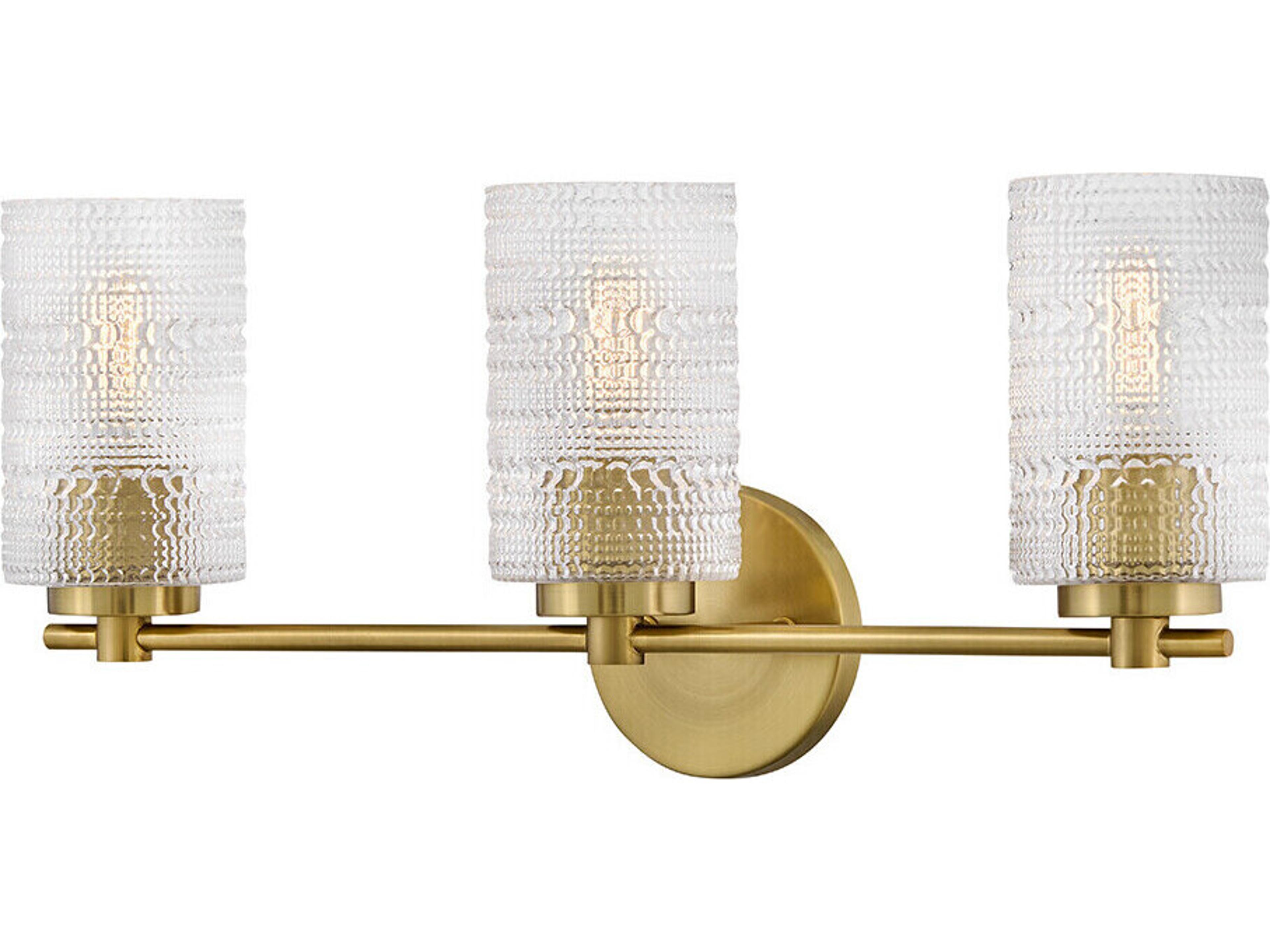 Lark Living Mabel 3-Light Lacquered Brass Vanity Light