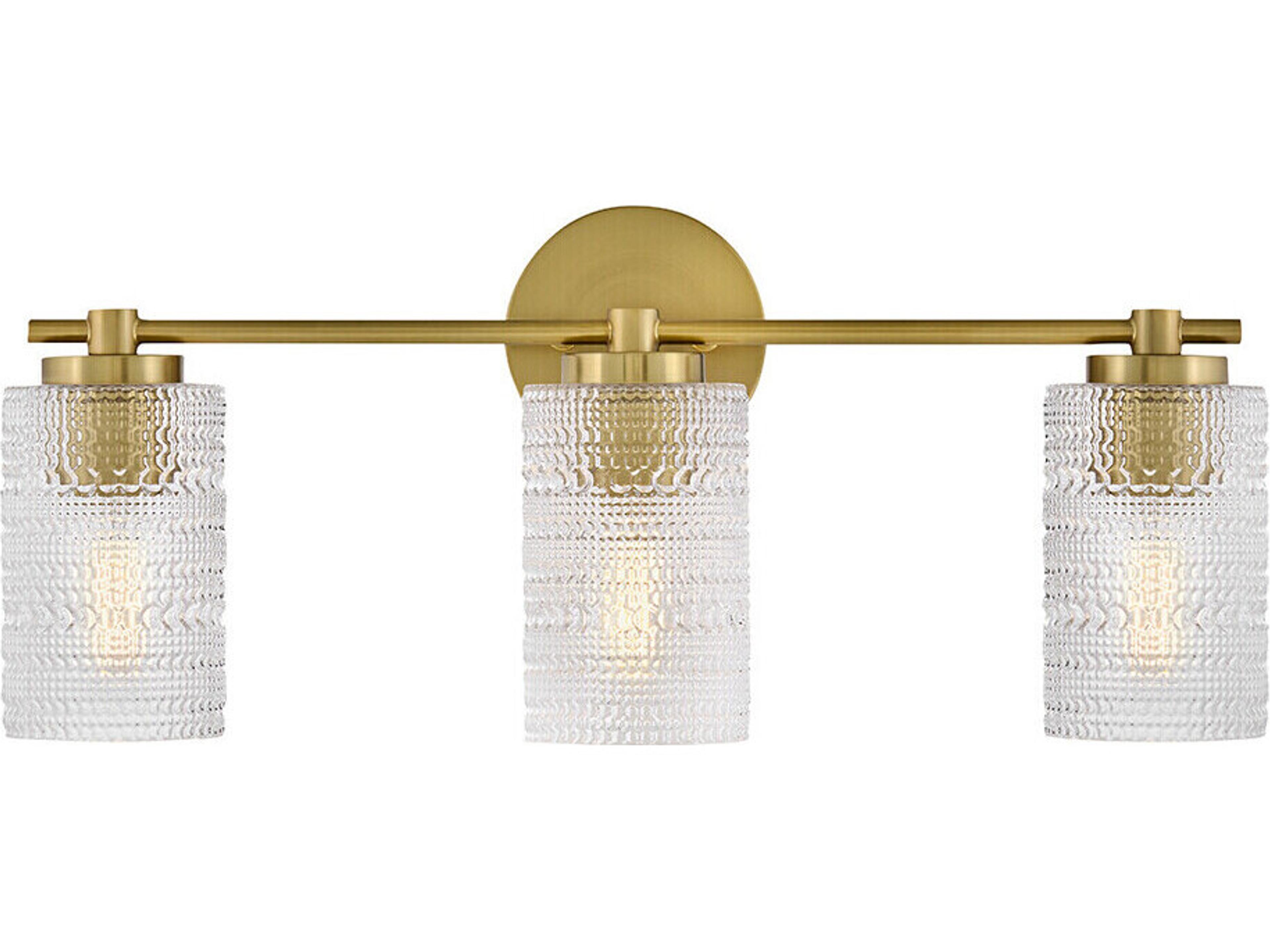 Lark Living Mabel 3-Light Lacquered Brass Vanity Light