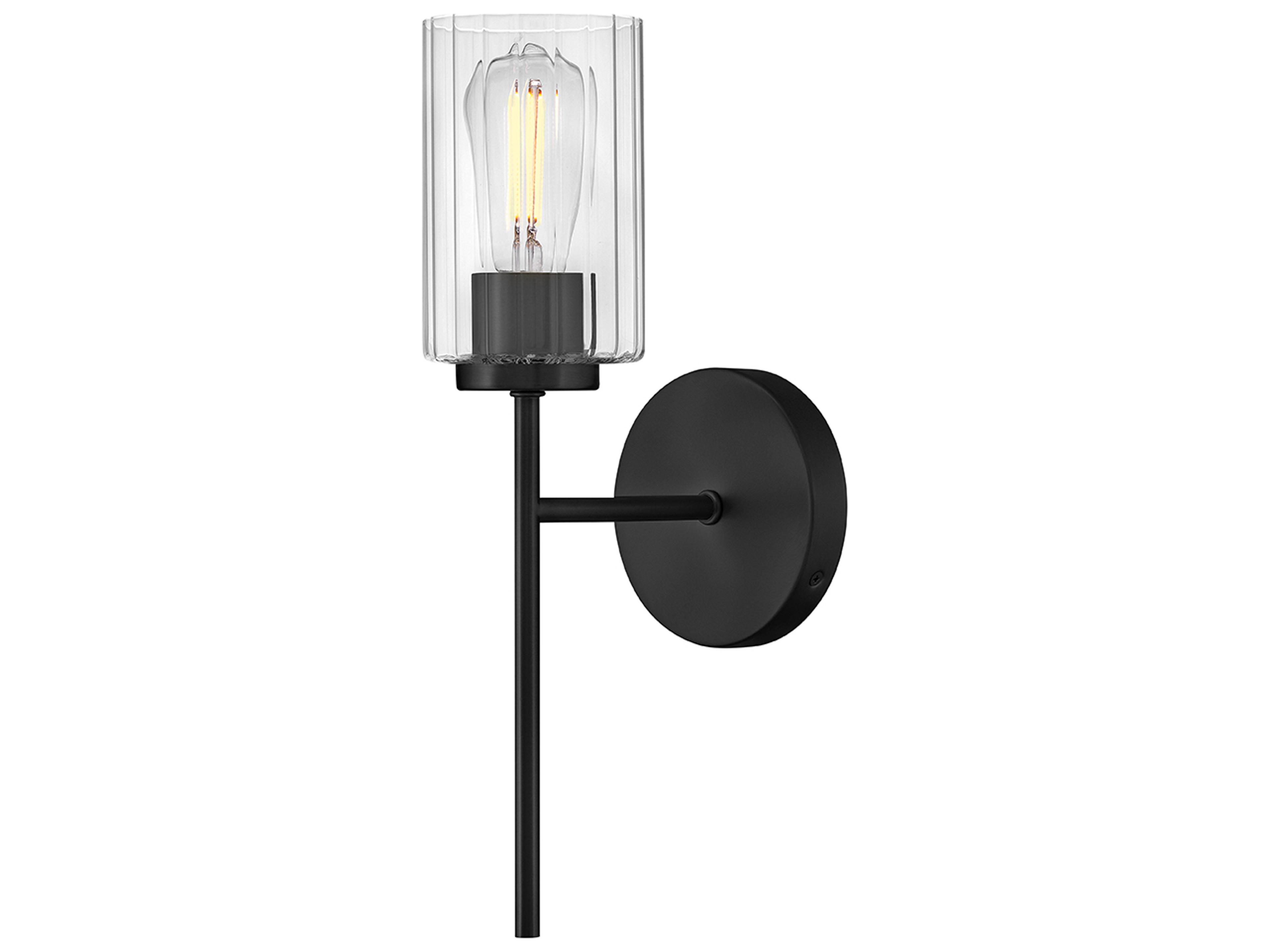 Lark Living Leta 1-Light Black Wall Sconce
