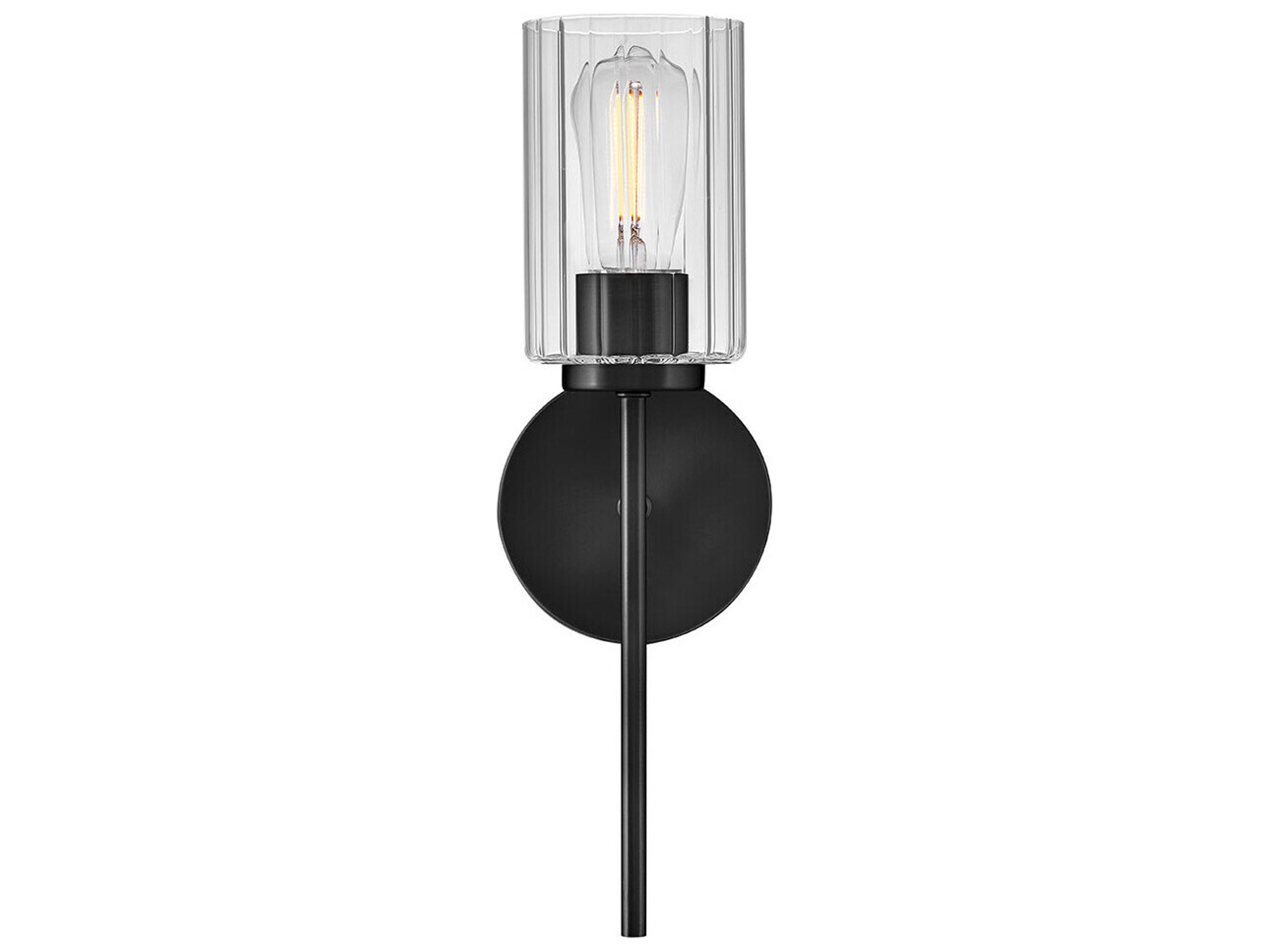 Lark Living Leta 1-Light Black Wall Sconce