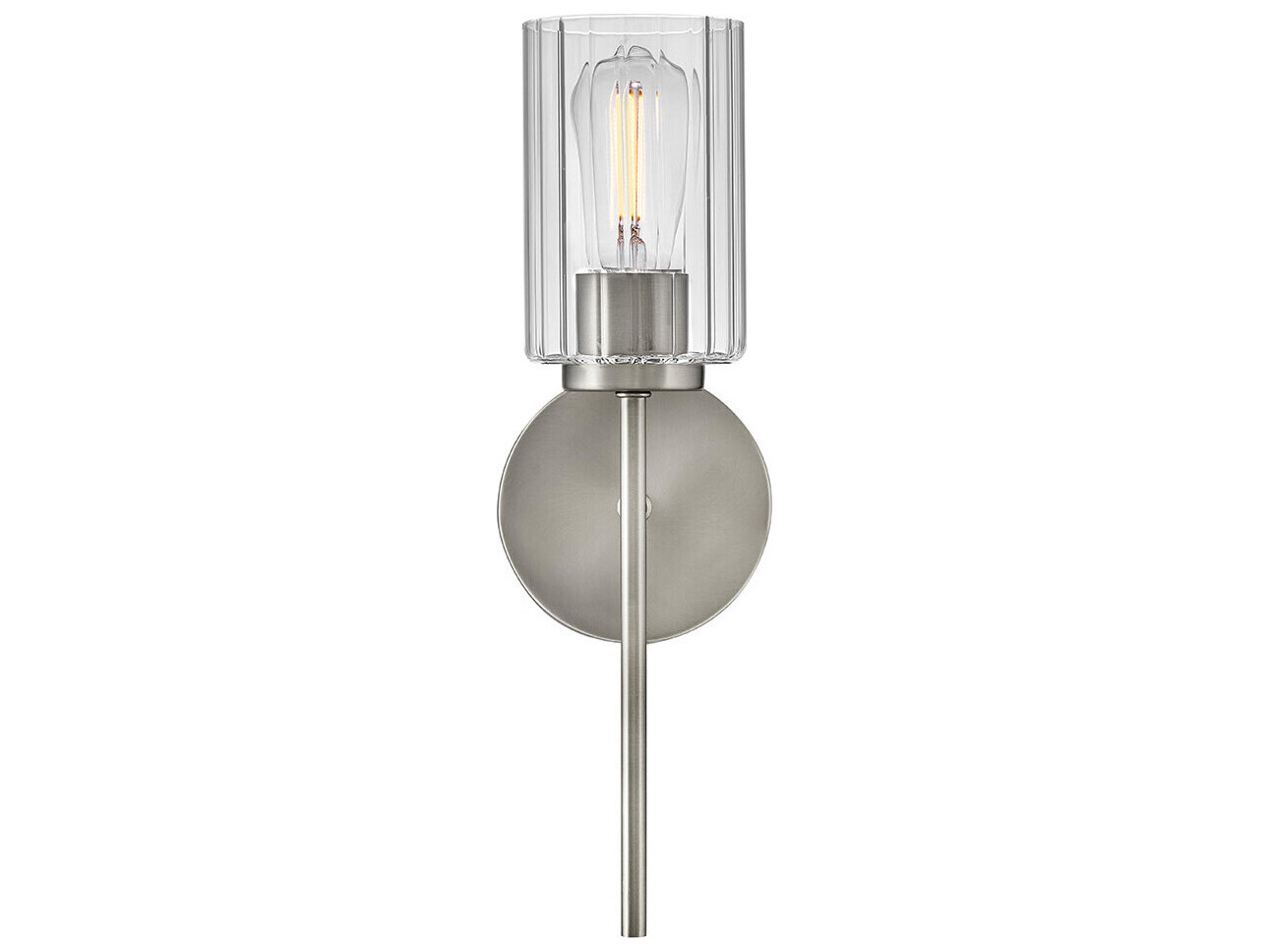 Lark Living Leta 1-Light Brushed Nickel Wall Sconce
