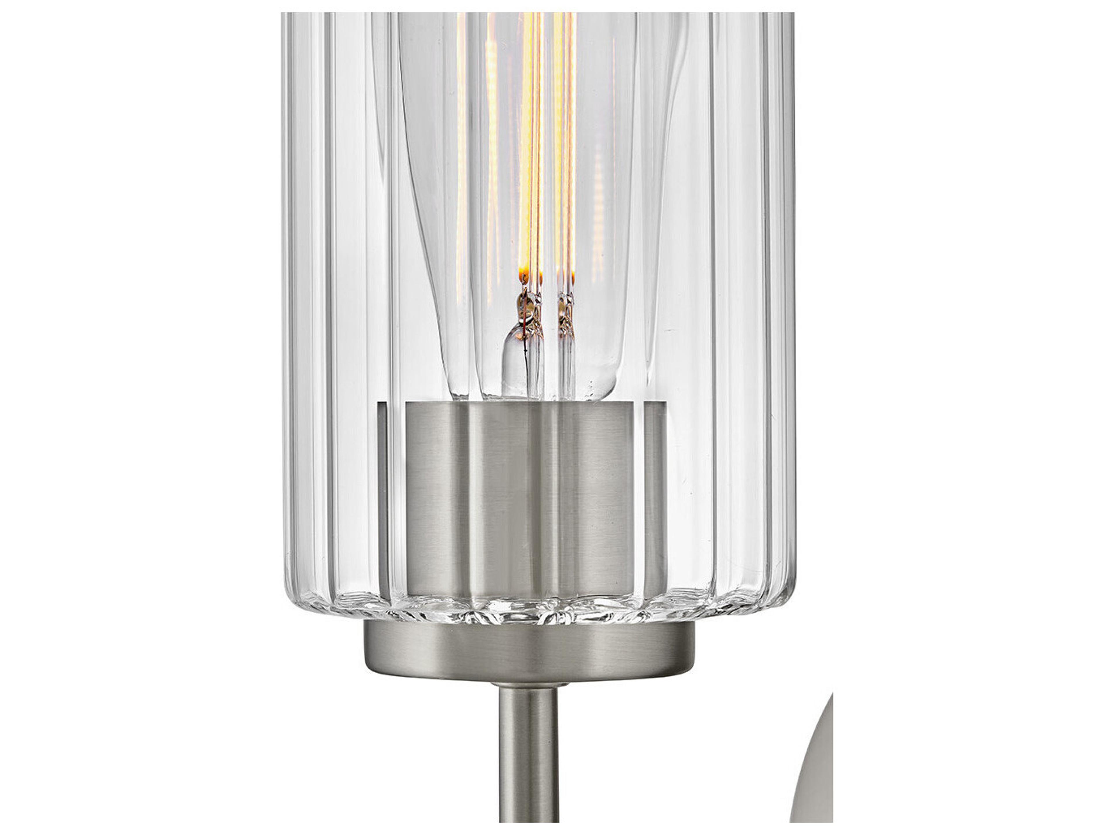 Lark Living Leta 1-Light Brushed Nickel Wall Sconce