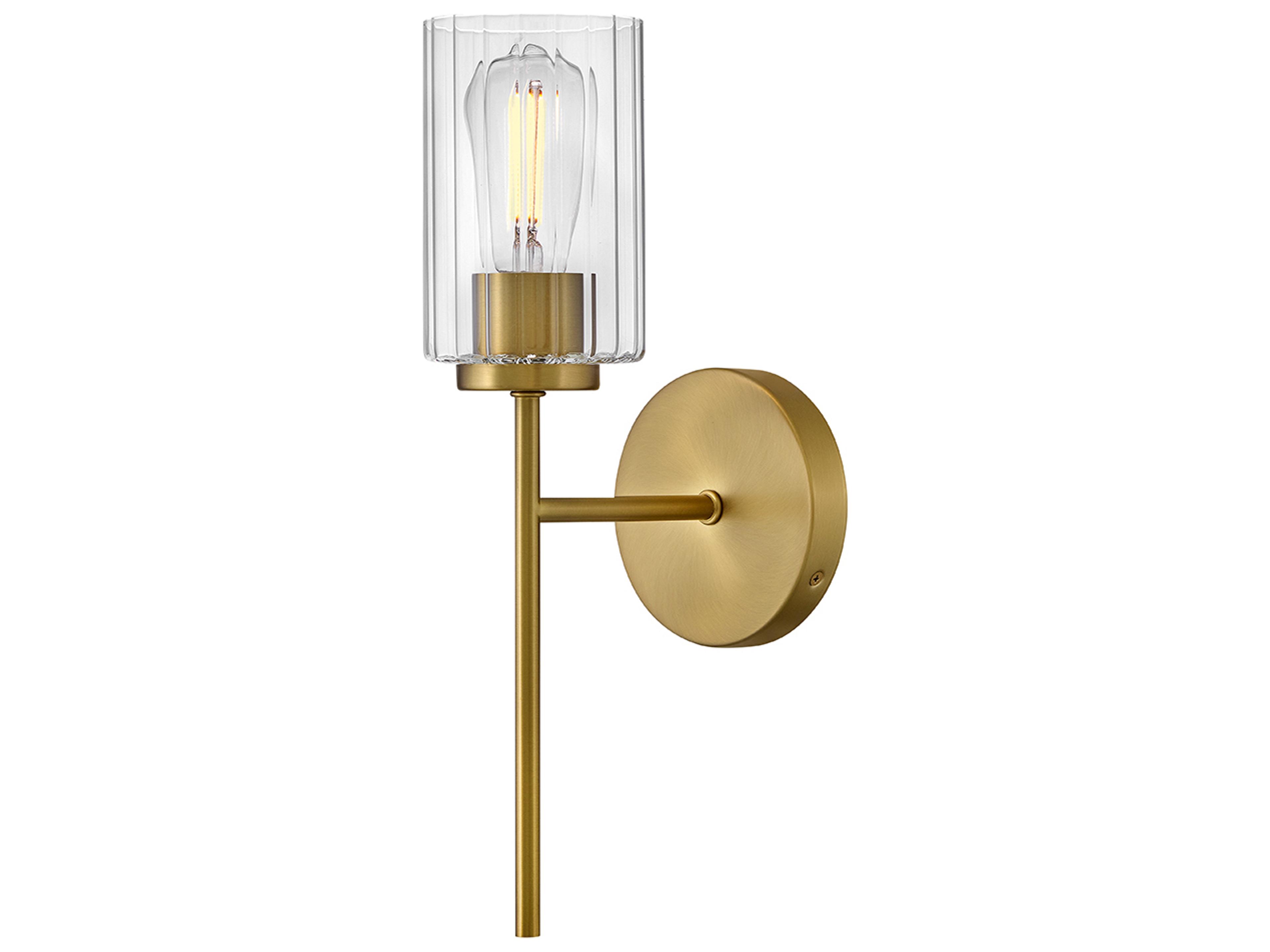Leta 1-Light Lacquered Brass Wall Sconce