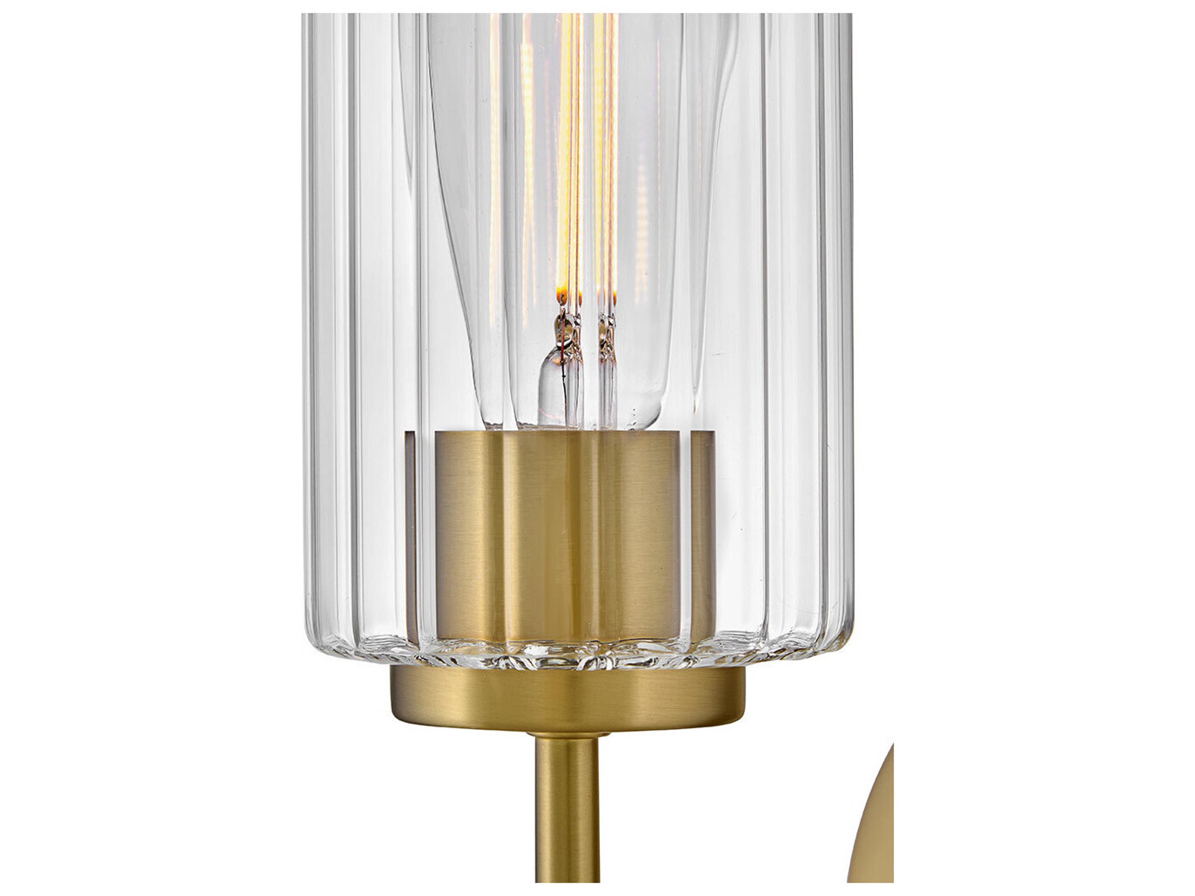 Lark Living Leta 1-Light Lacquered Brass Wall Sconce
