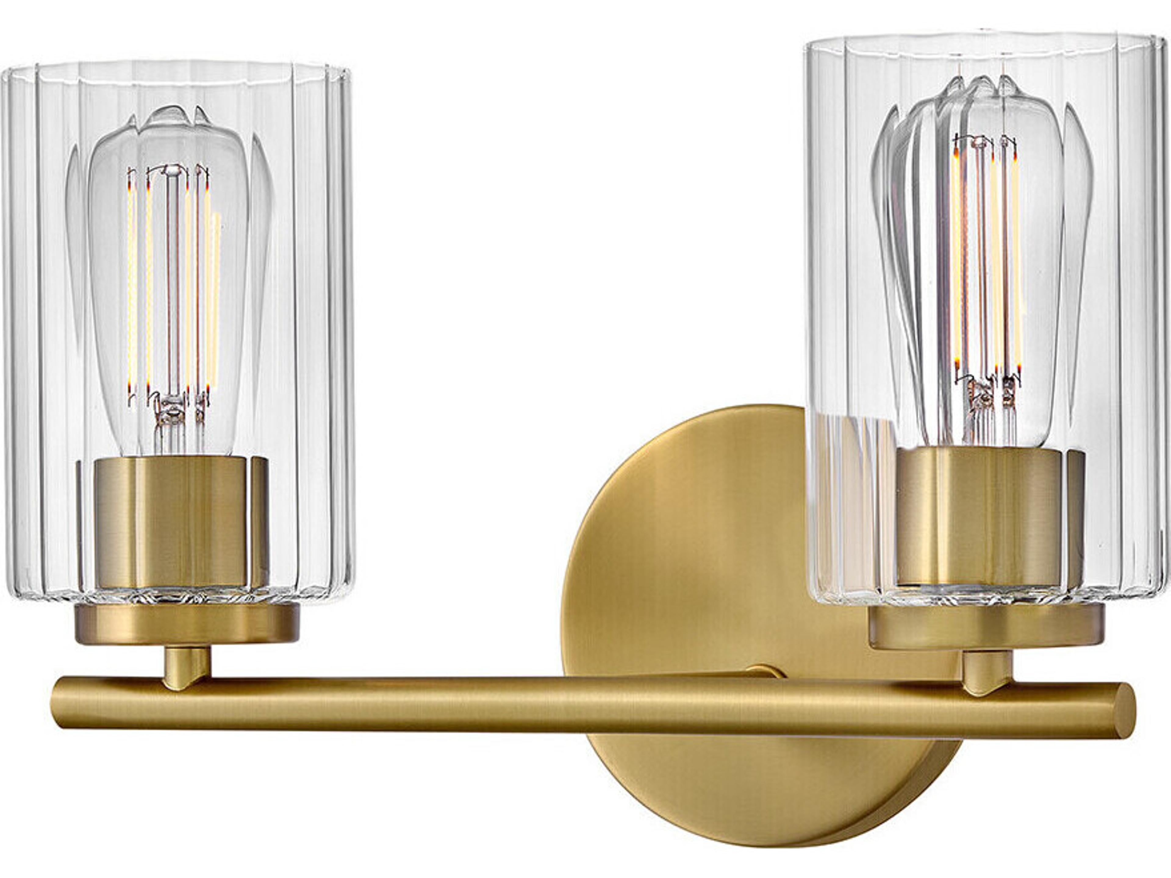 Lark Living Leta 2-Light Lacquered Brass Vanity Light