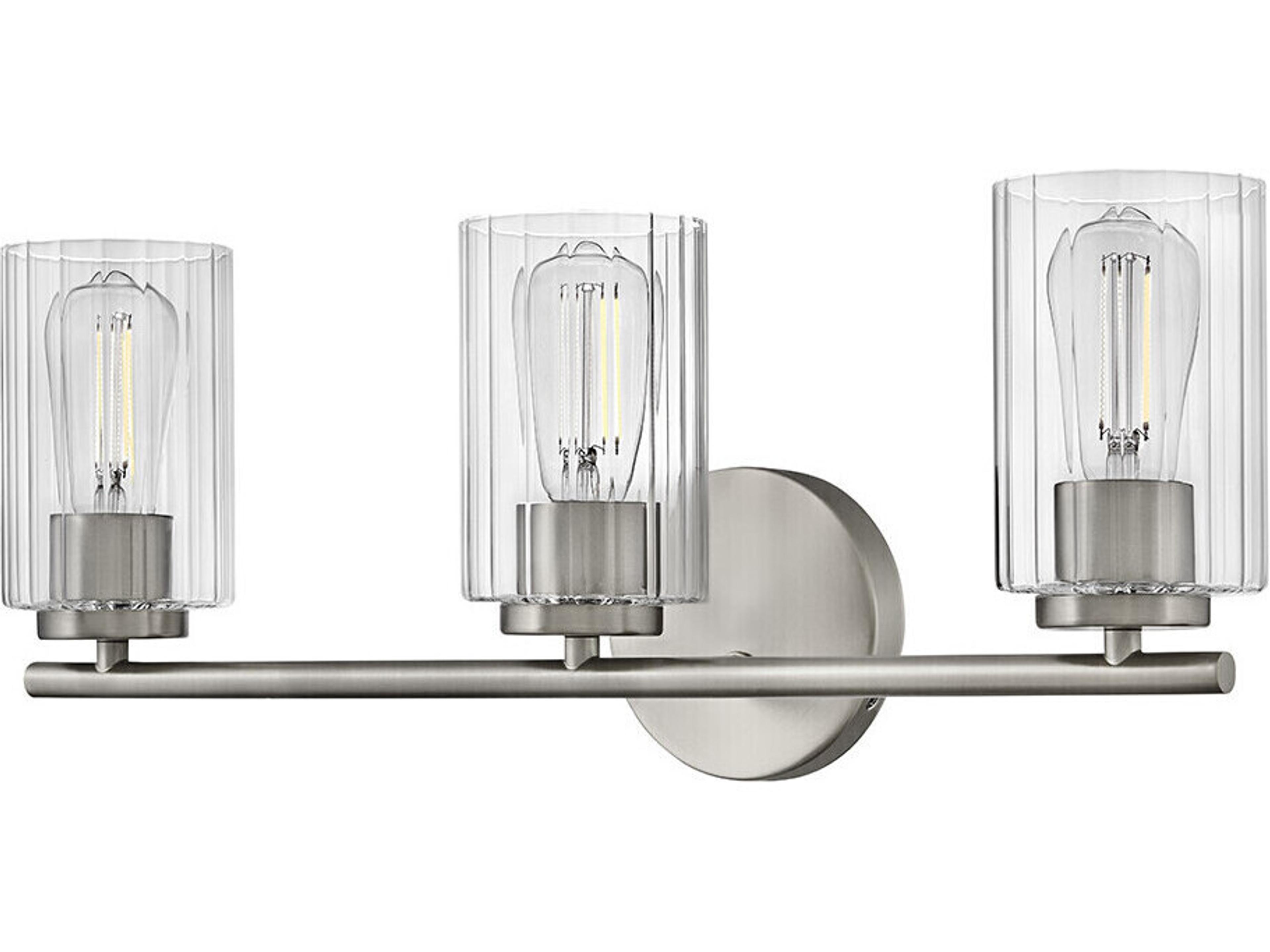 Lark Living Leta 3-Light Brushed Nickel Vanity Light