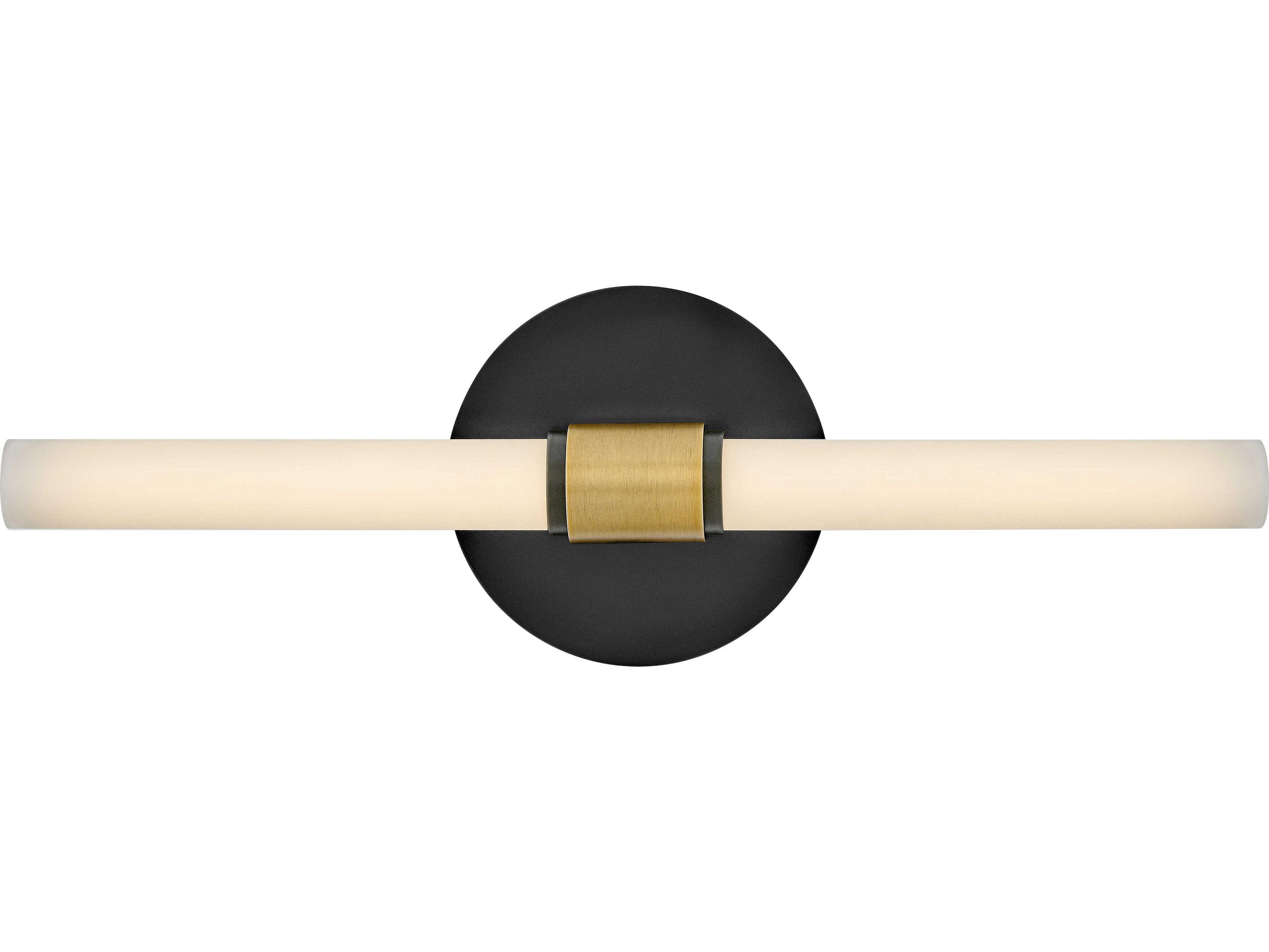 Lark Living Kai Black Lacquered Brass Vanity Light