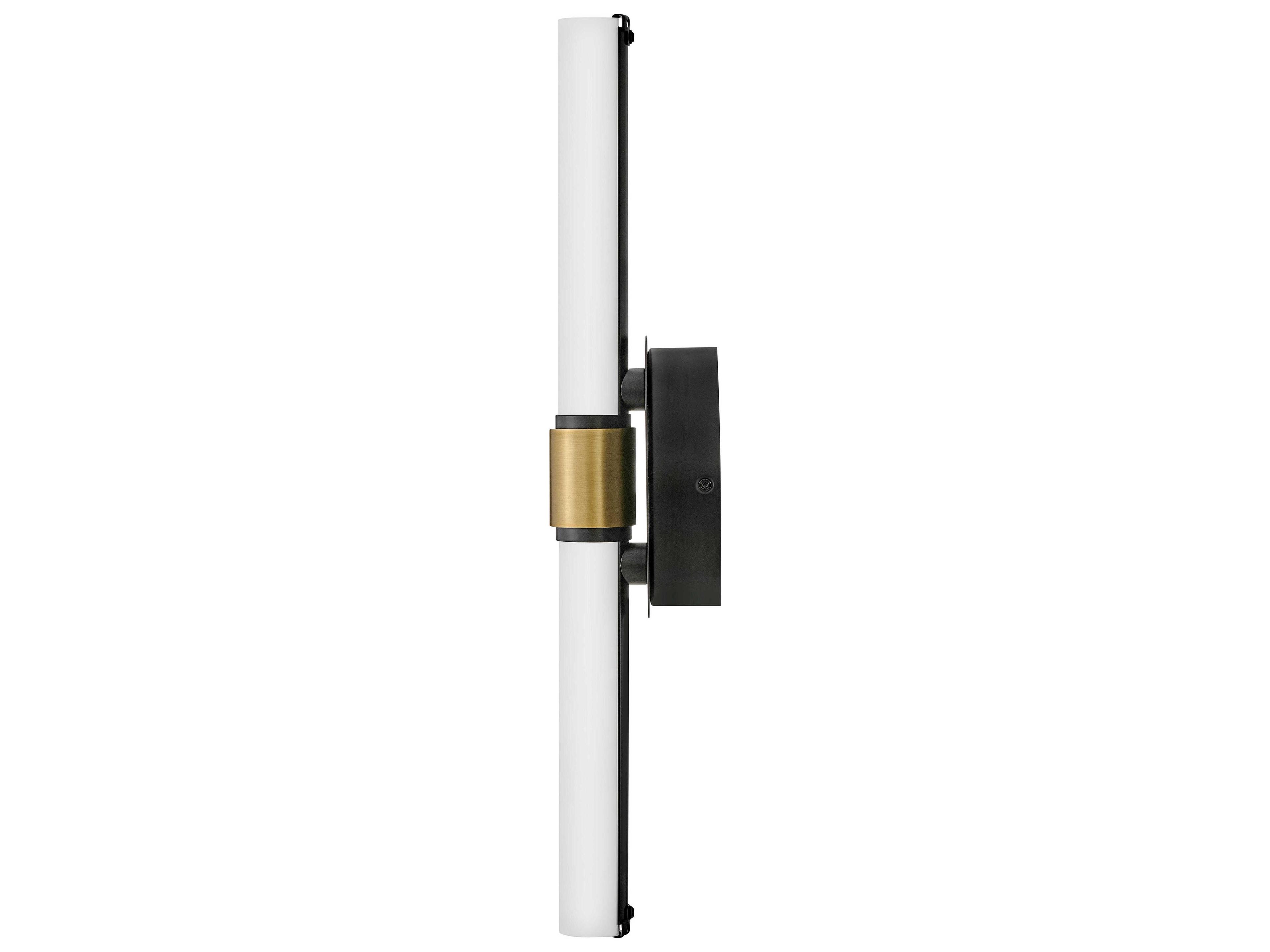 Lark Living Kai Black Lacquered Brass Vanity Light
