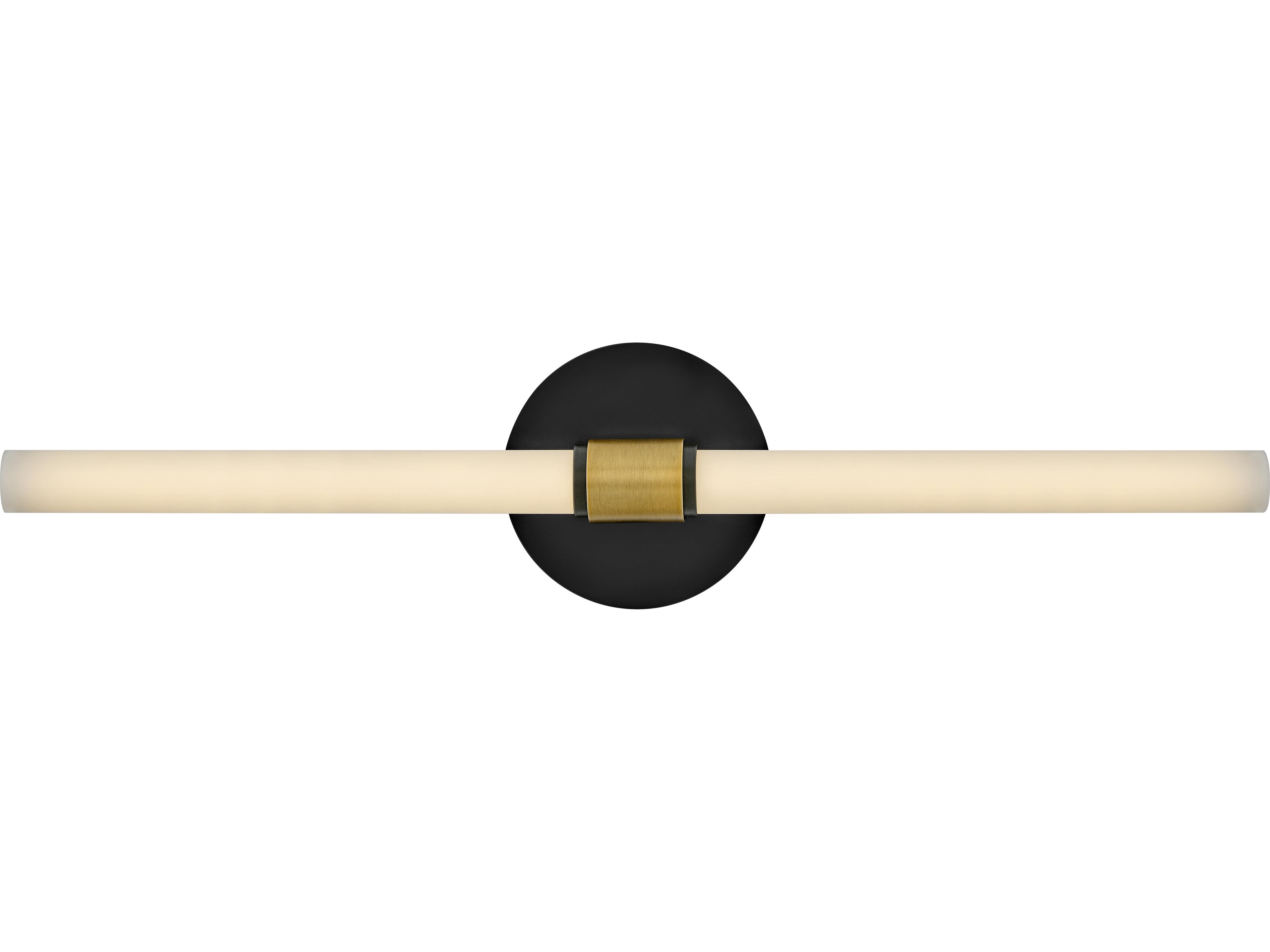 Lark Living Kai Black Lacquered Brass Vanity Light