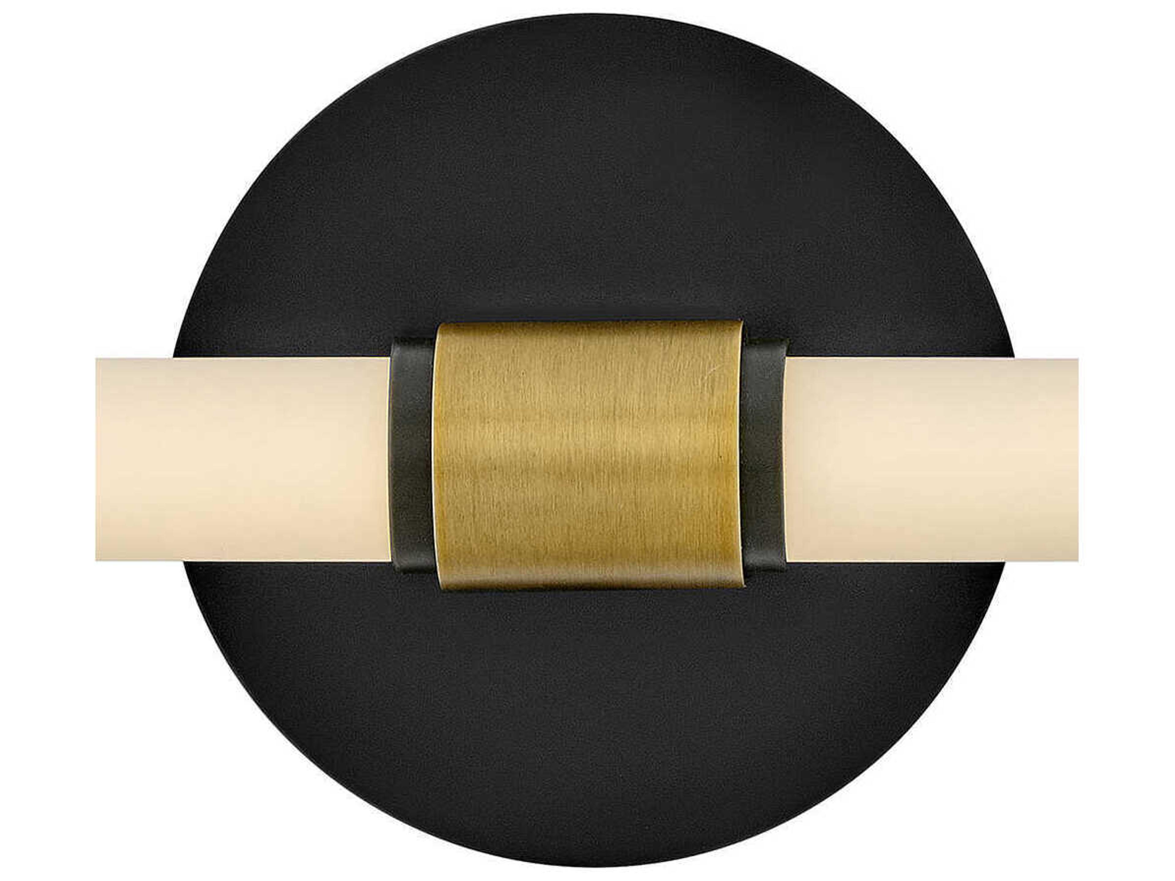 Lark Living Kai Black Lacquered Brass Vanity Light