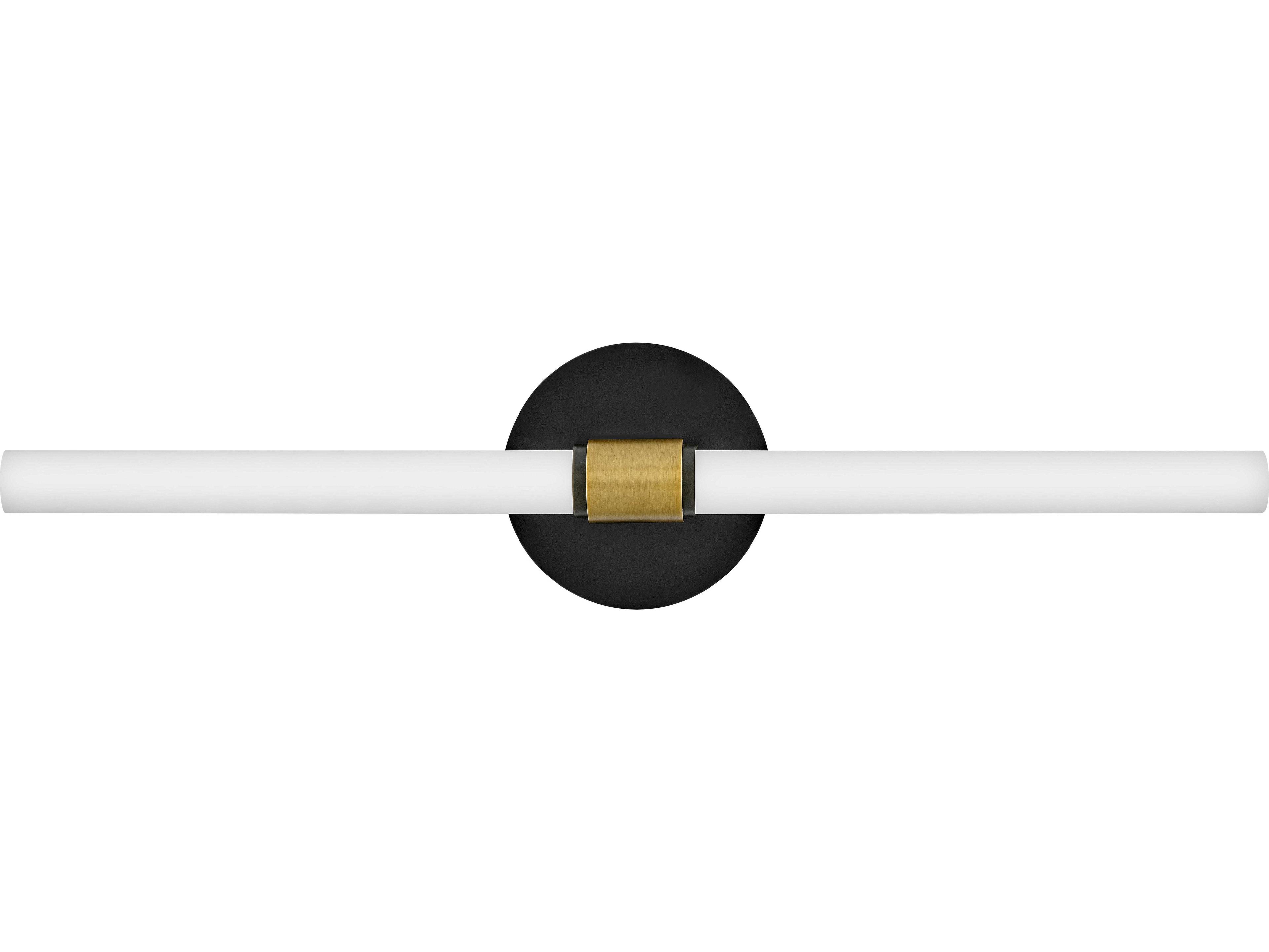 Lark Living Kai Black Lacquered Brass Vanity Light