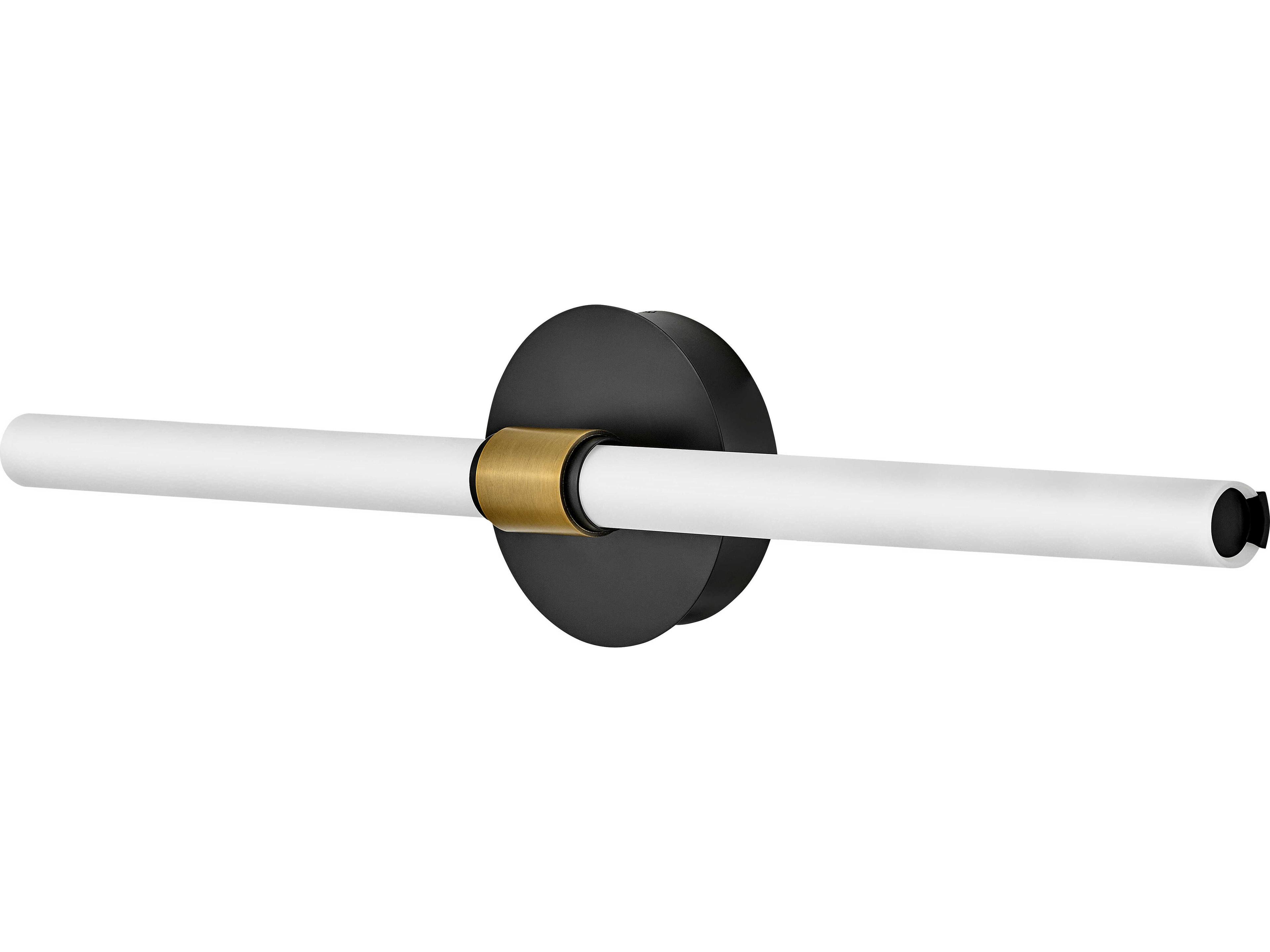 Lark Living Kai Black Lacquered Brass Vanity Light