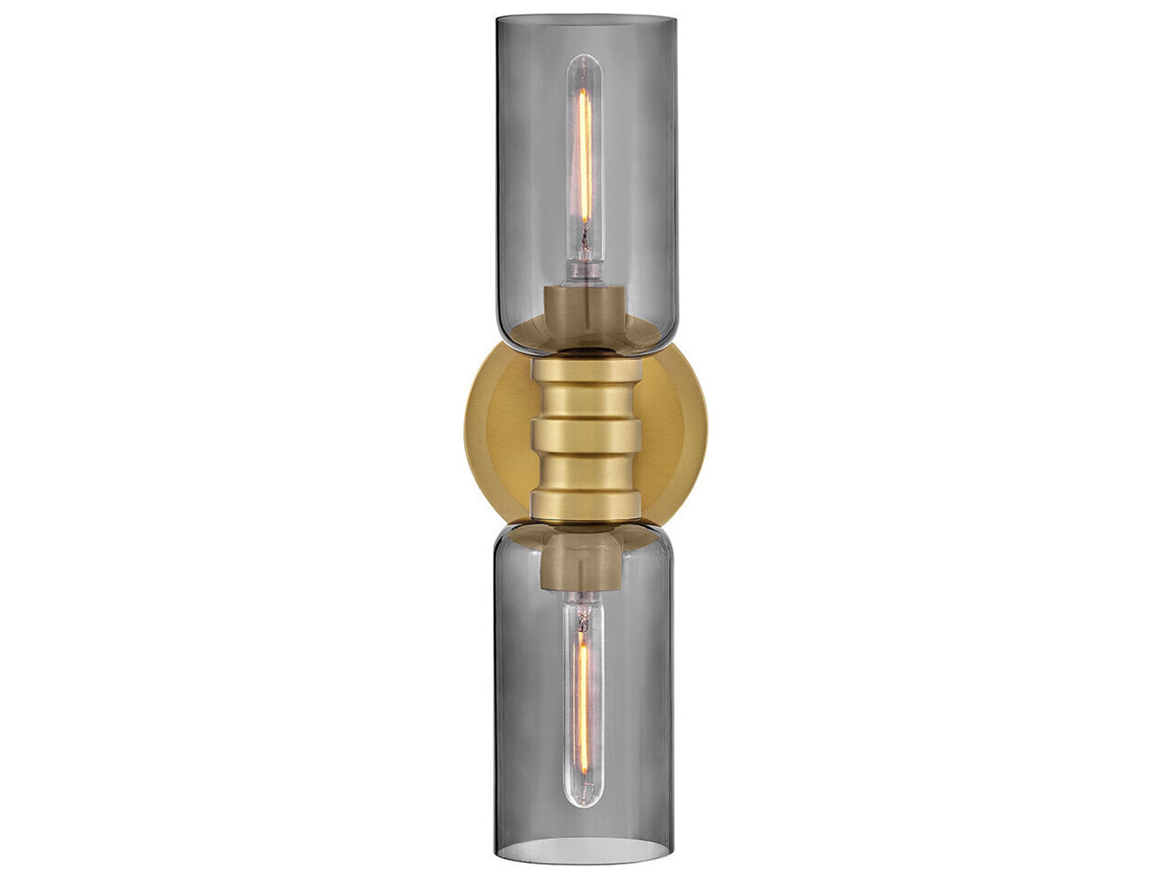 Lark Living Naomi 2-Light Lacquered Brass Wall Sconce