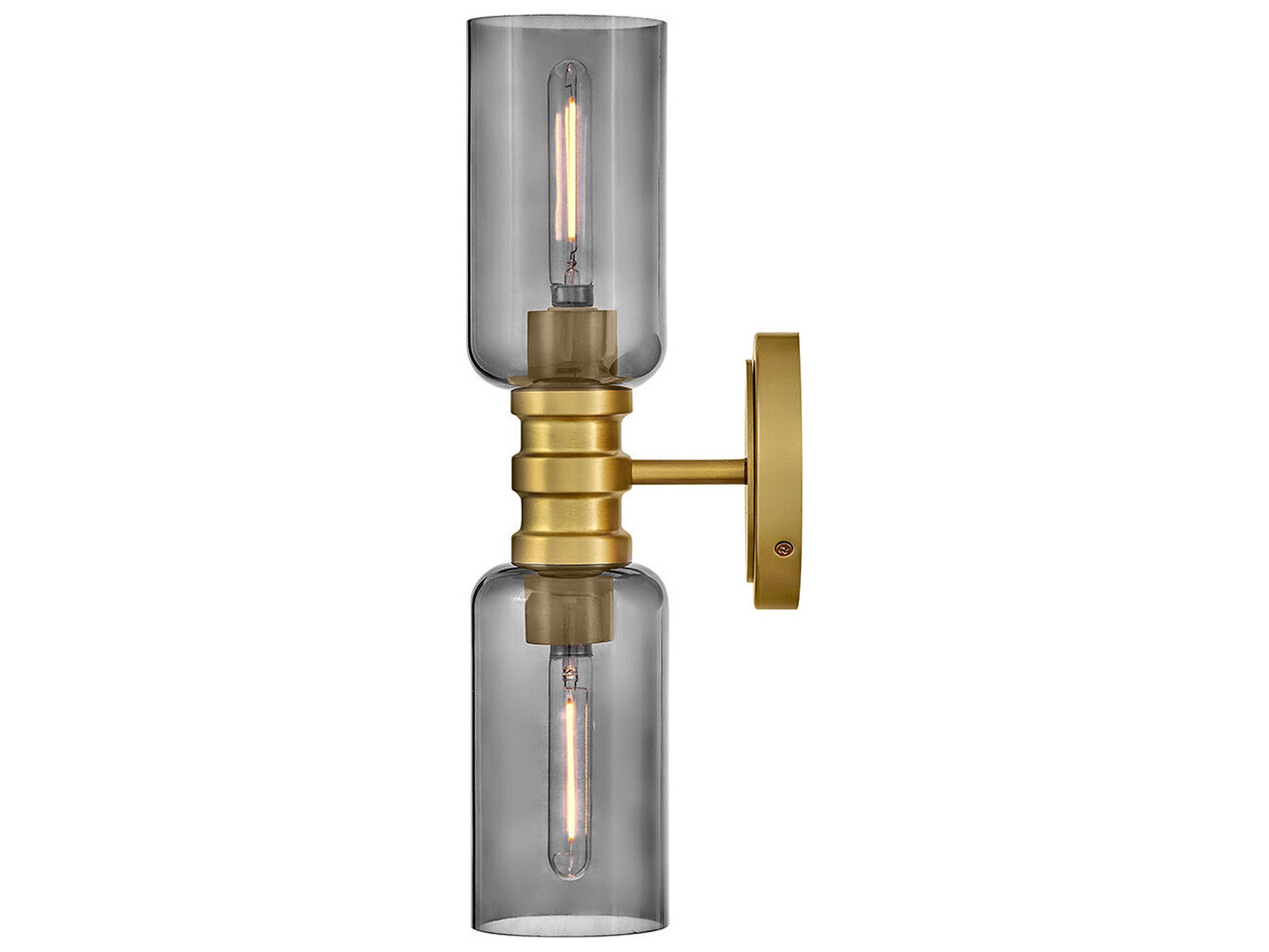 Lark Living Naomi 2-Light Lacquered Brass Wall Sconce