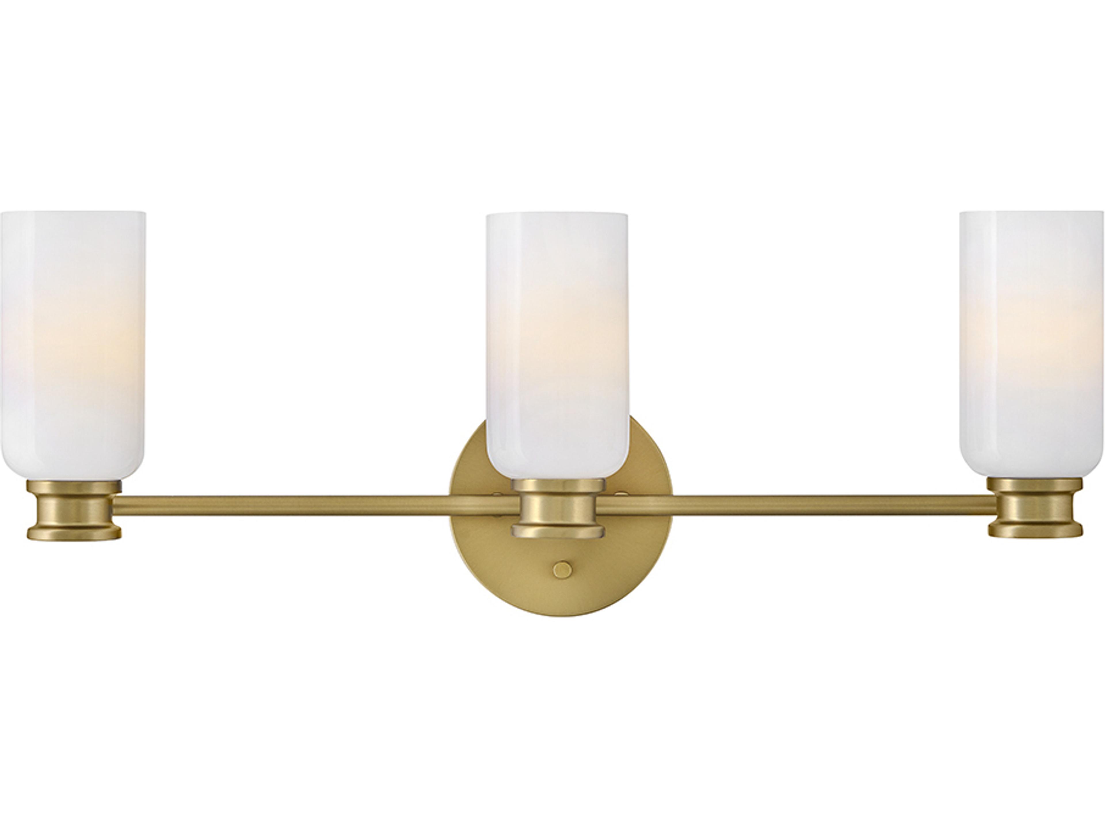 Lark Living Naomi 3-Light Lacquered Brass Vanity Light