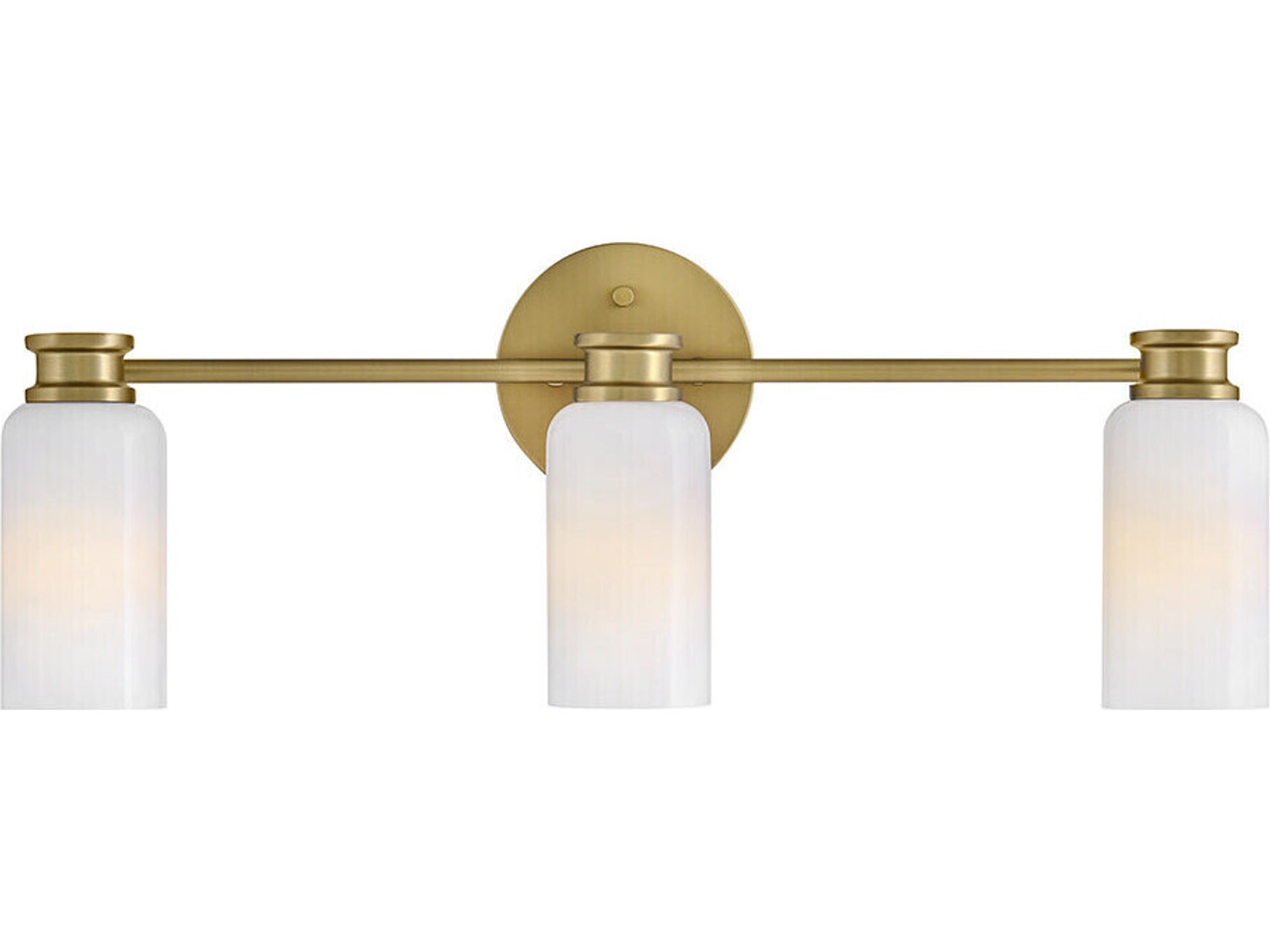 Lark Living Naomi 3-Light Lacquered Brass Vanity Light