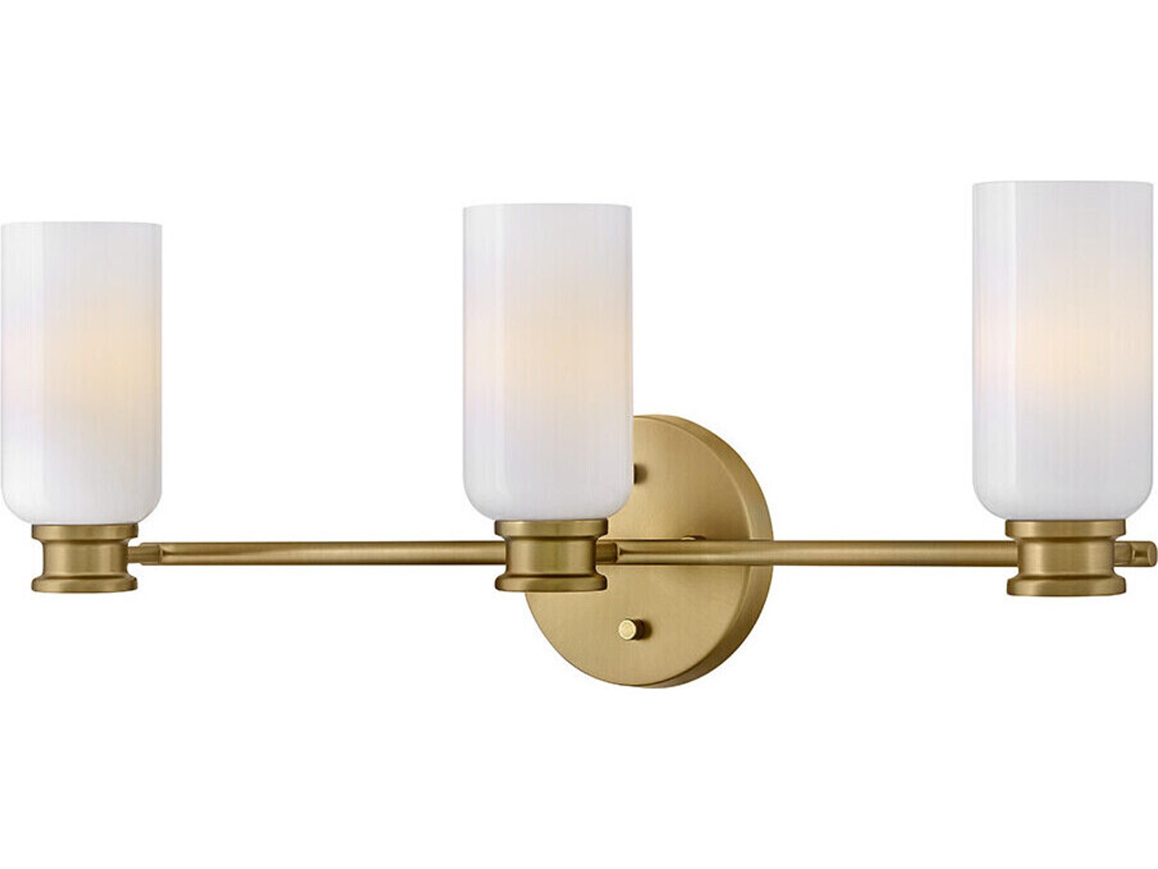 Lark Living Naomi 3-Light Lacquered Brass Vanity Light