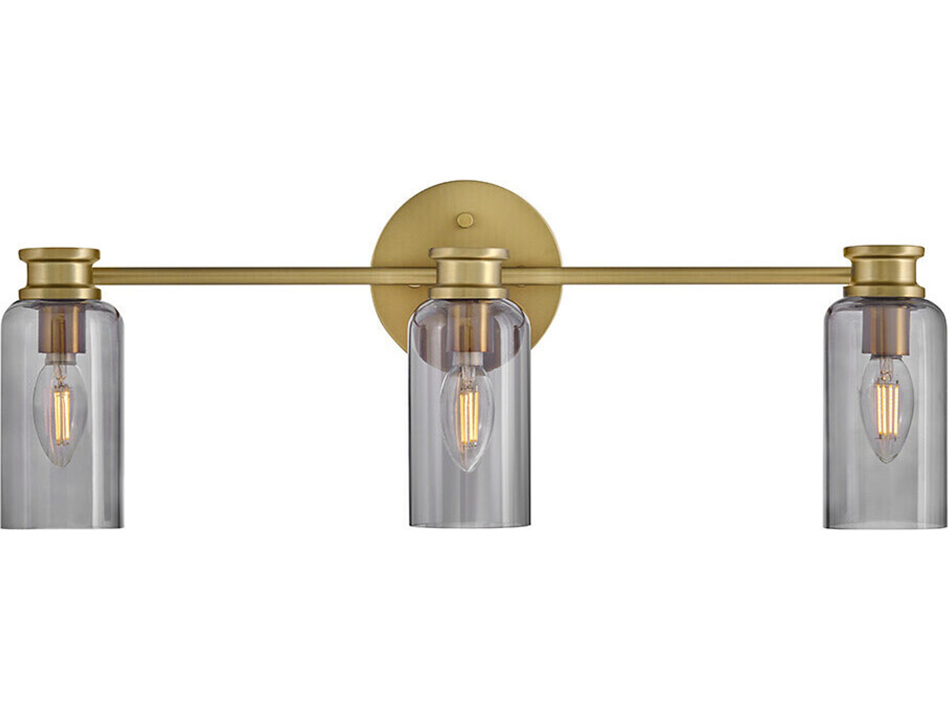 Lark Living Naomi 3-Light Lacquered Brass Vanity Light