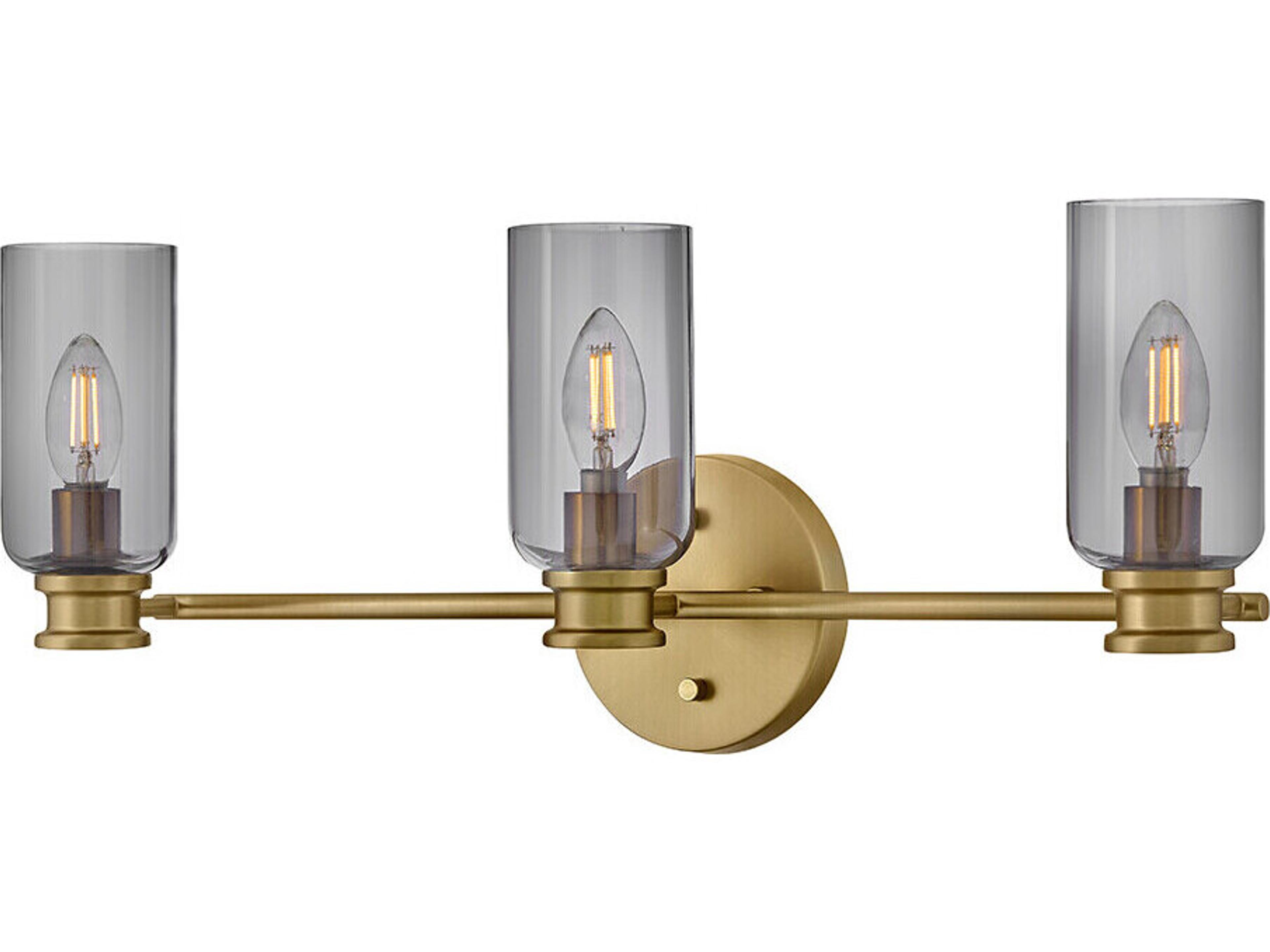 Lark Living Naomi 3-Light Lacquered Brass Vanity Light