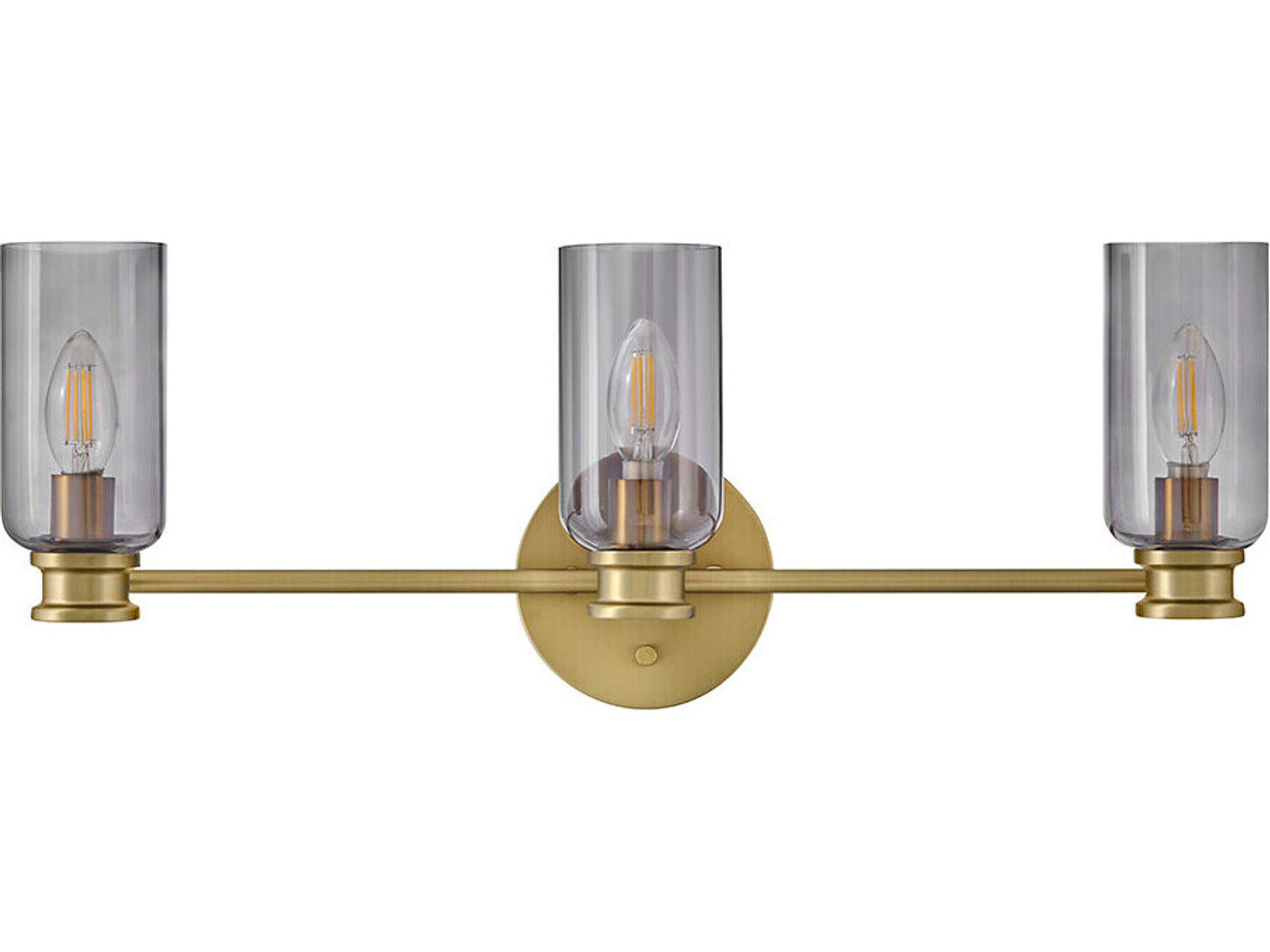 Lark Living Naomi 3-Light Lacquered Brass Vanity Light