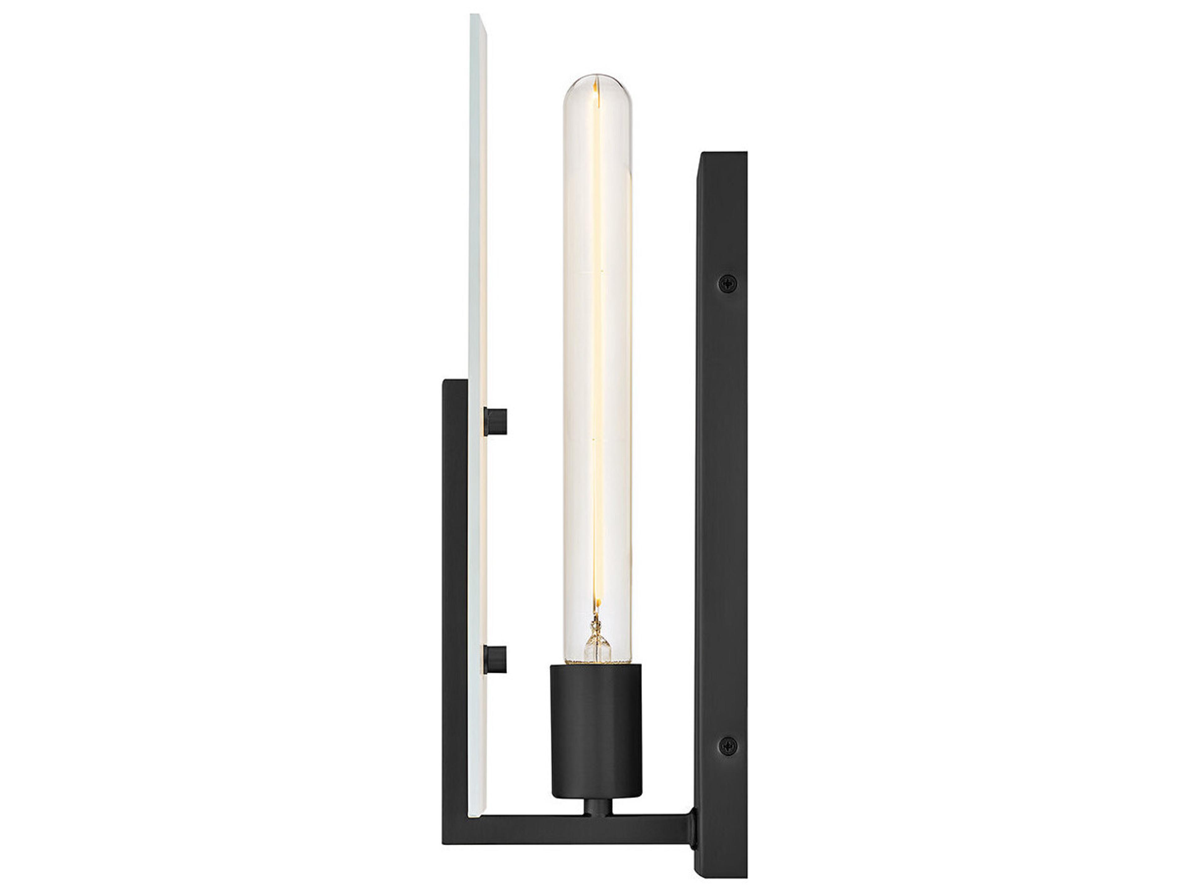 Lark Living Roman 1-Light Black Wall Sconce