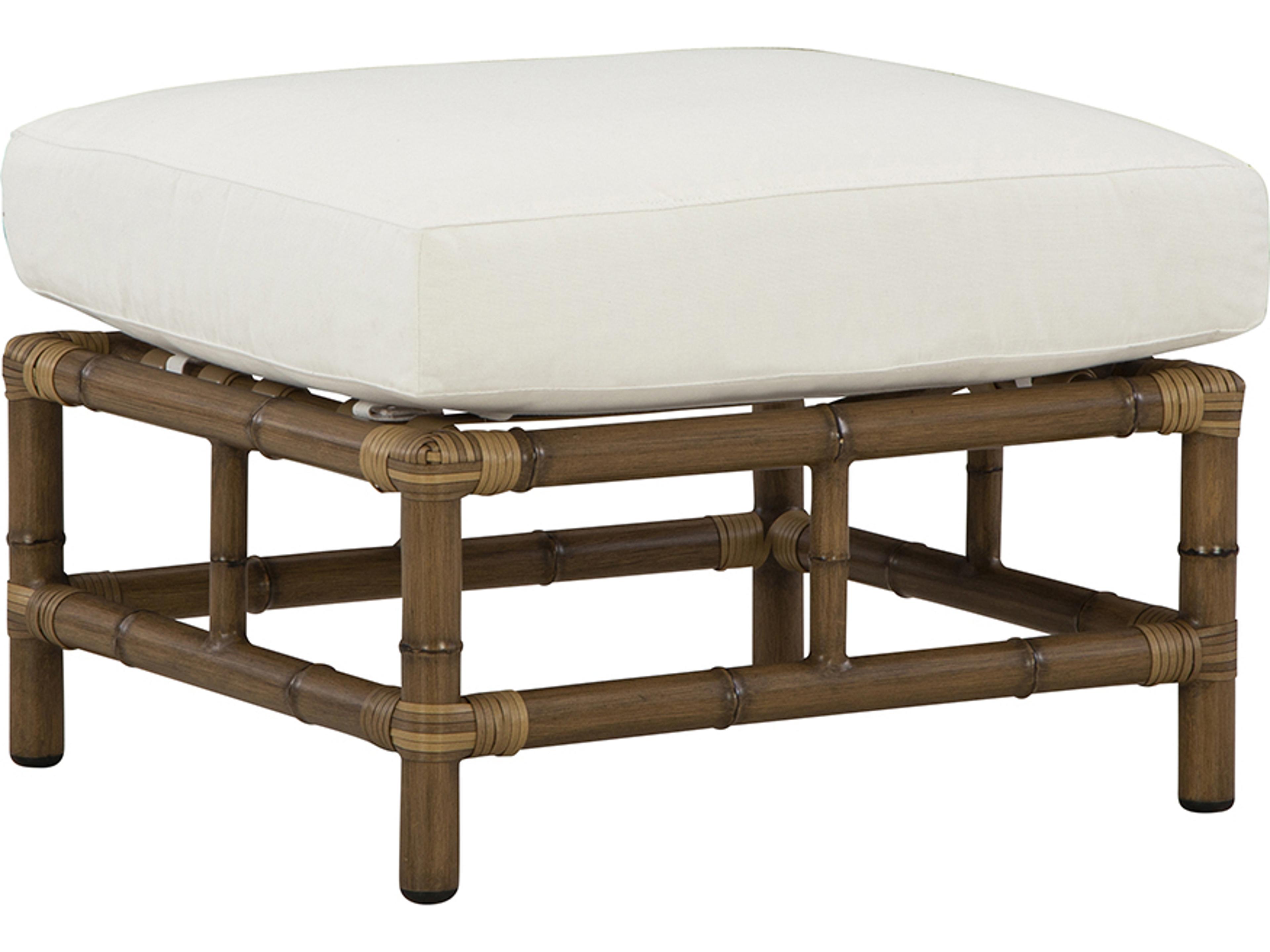 Brooks Outdoor Ottoman Mid-Century Modern