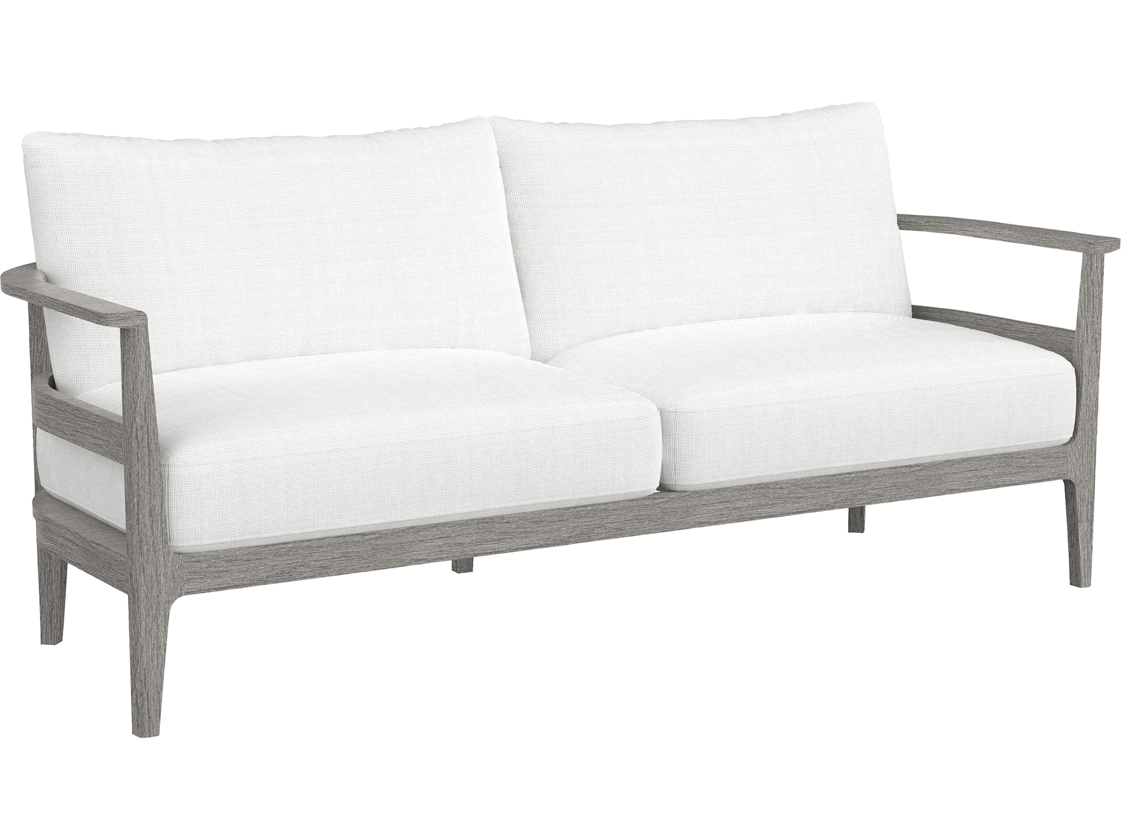 Avila Teak Paloma Grey Outdoor Patio Sofa