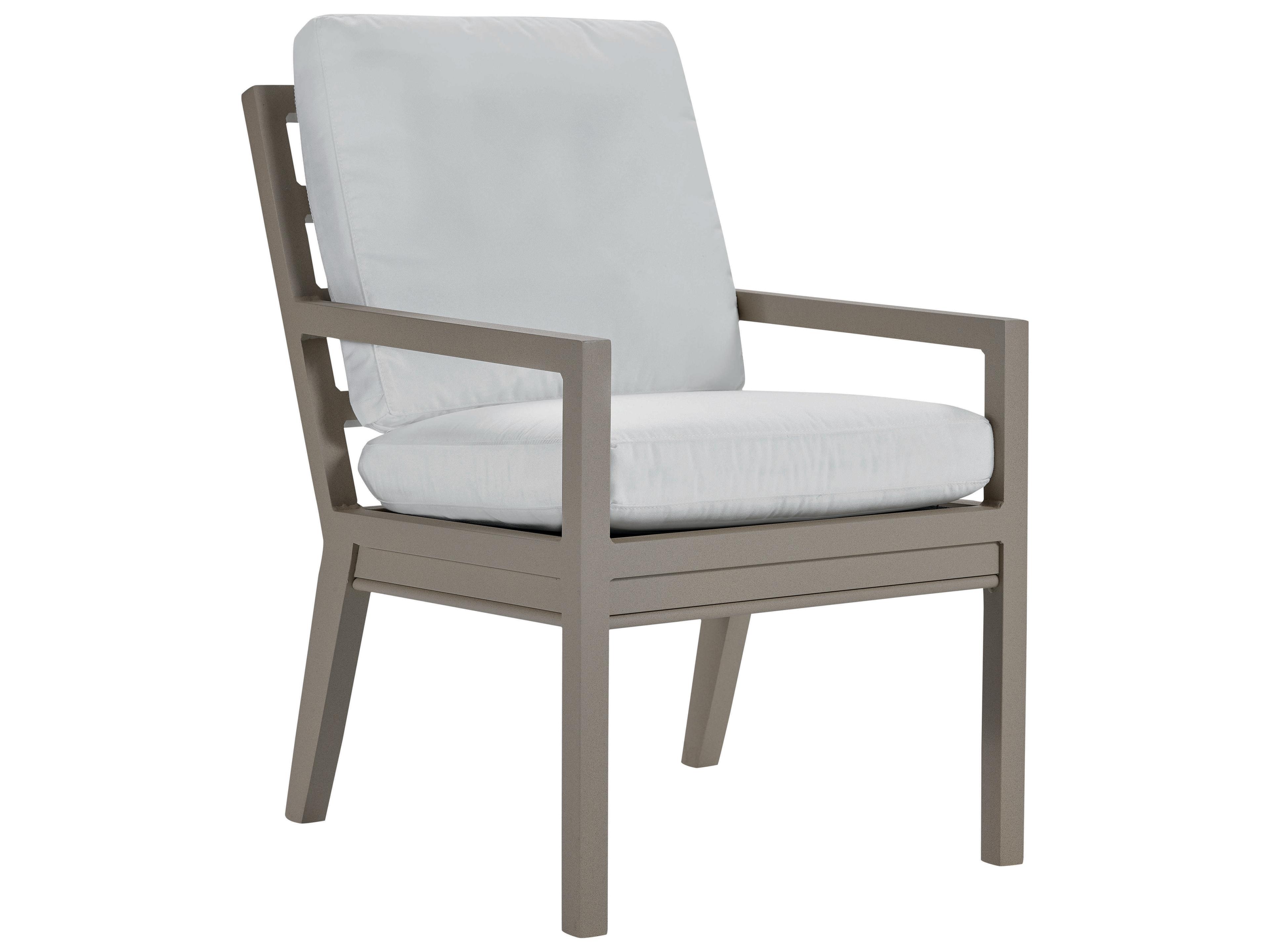 Santa Rosa Cushion Aluminum Outdoor Dining Arm Chair