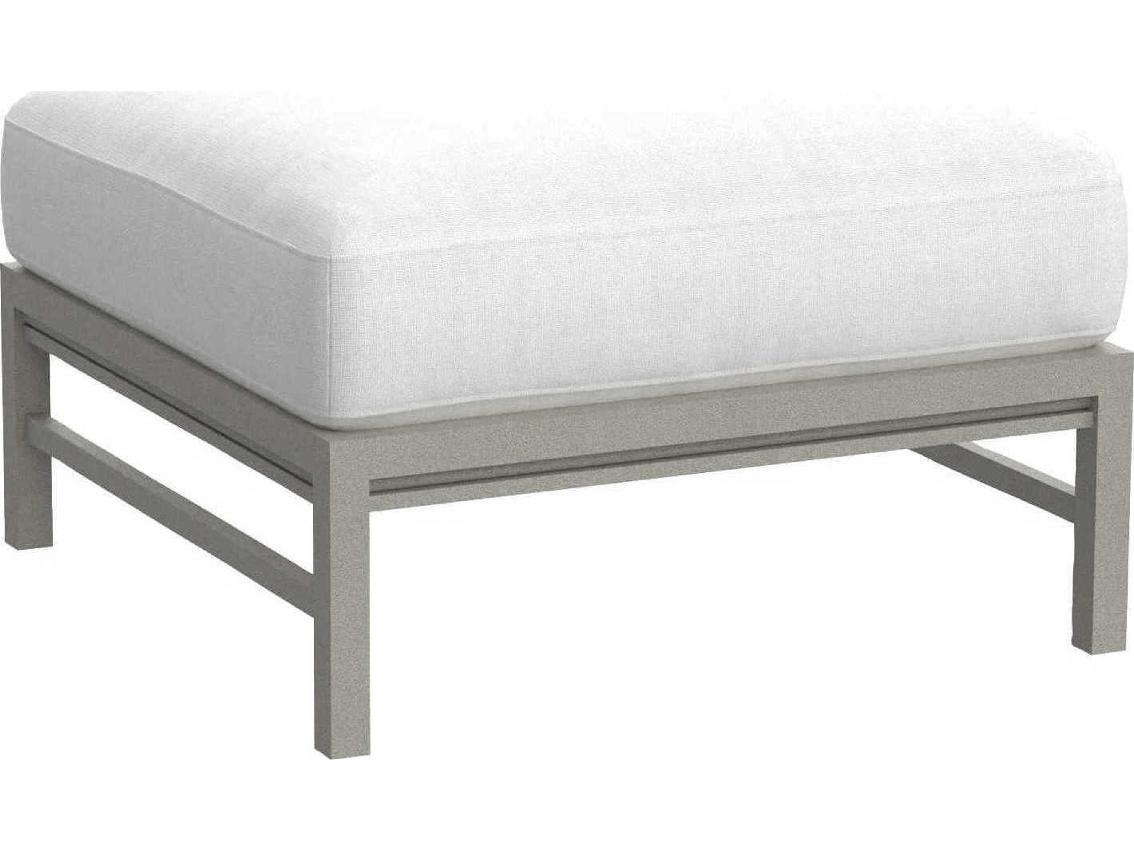 Willow Sectional Ottoman Outdoor Aluminum