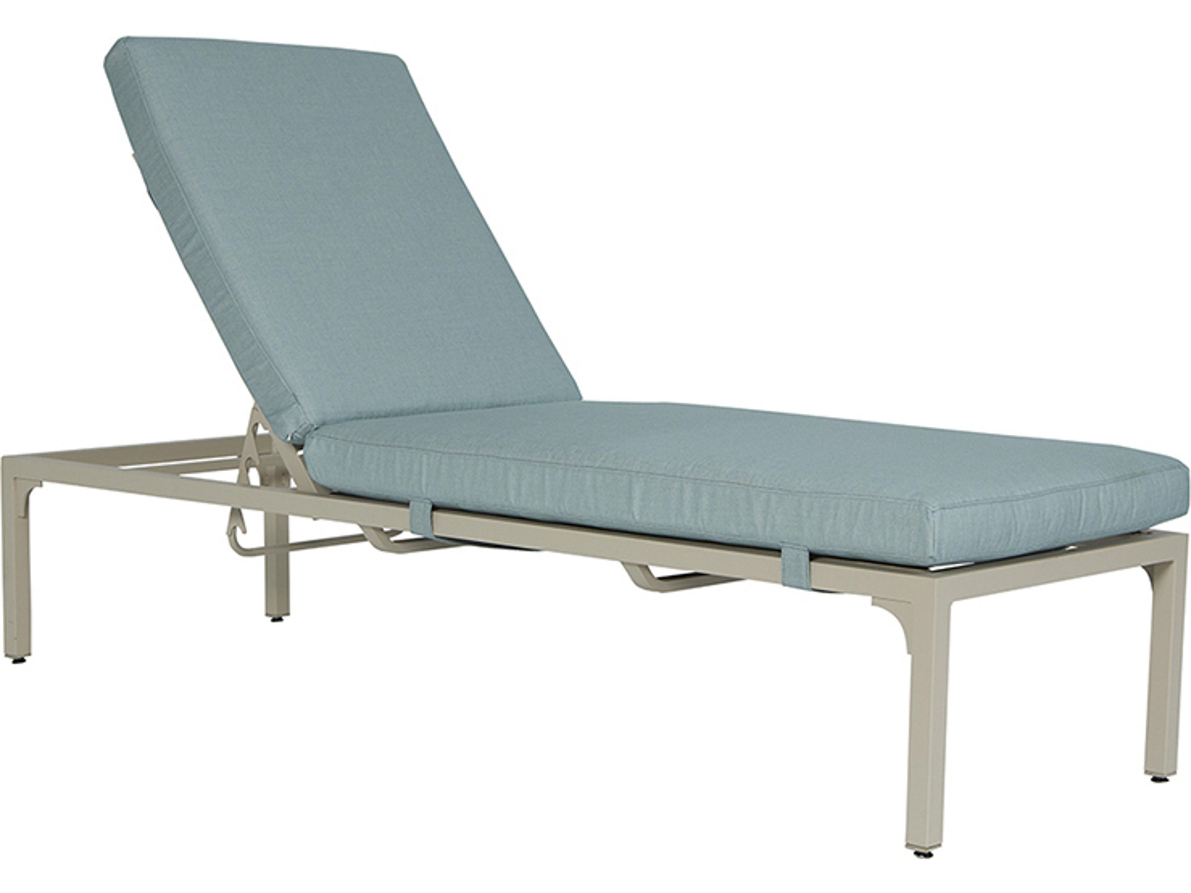 Tracery by Celerie Kemble Aluminum Adjustable Chaise Lounge