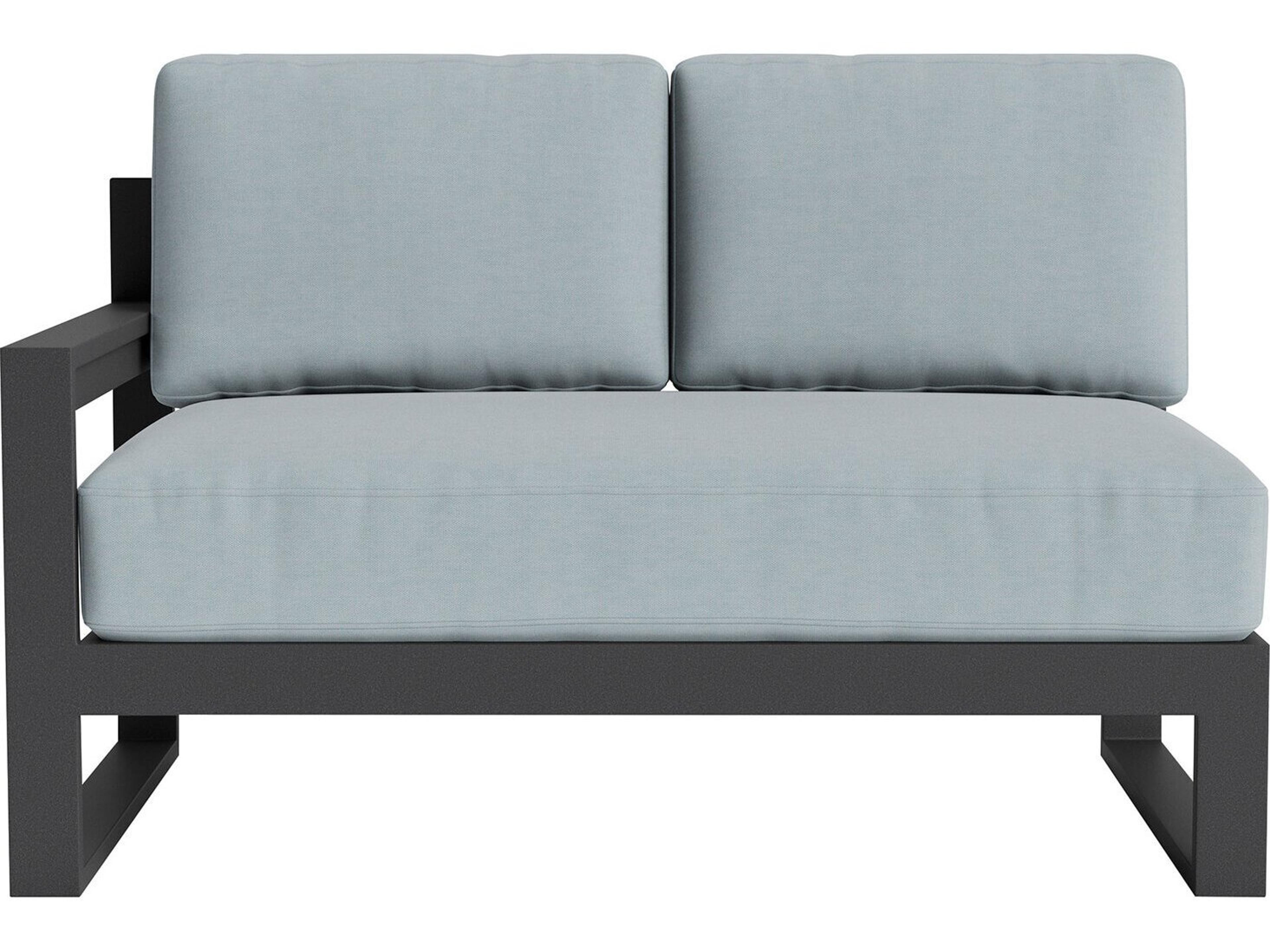 Lane Venture Bonavista Left One Arm Loveseat in Track Arm