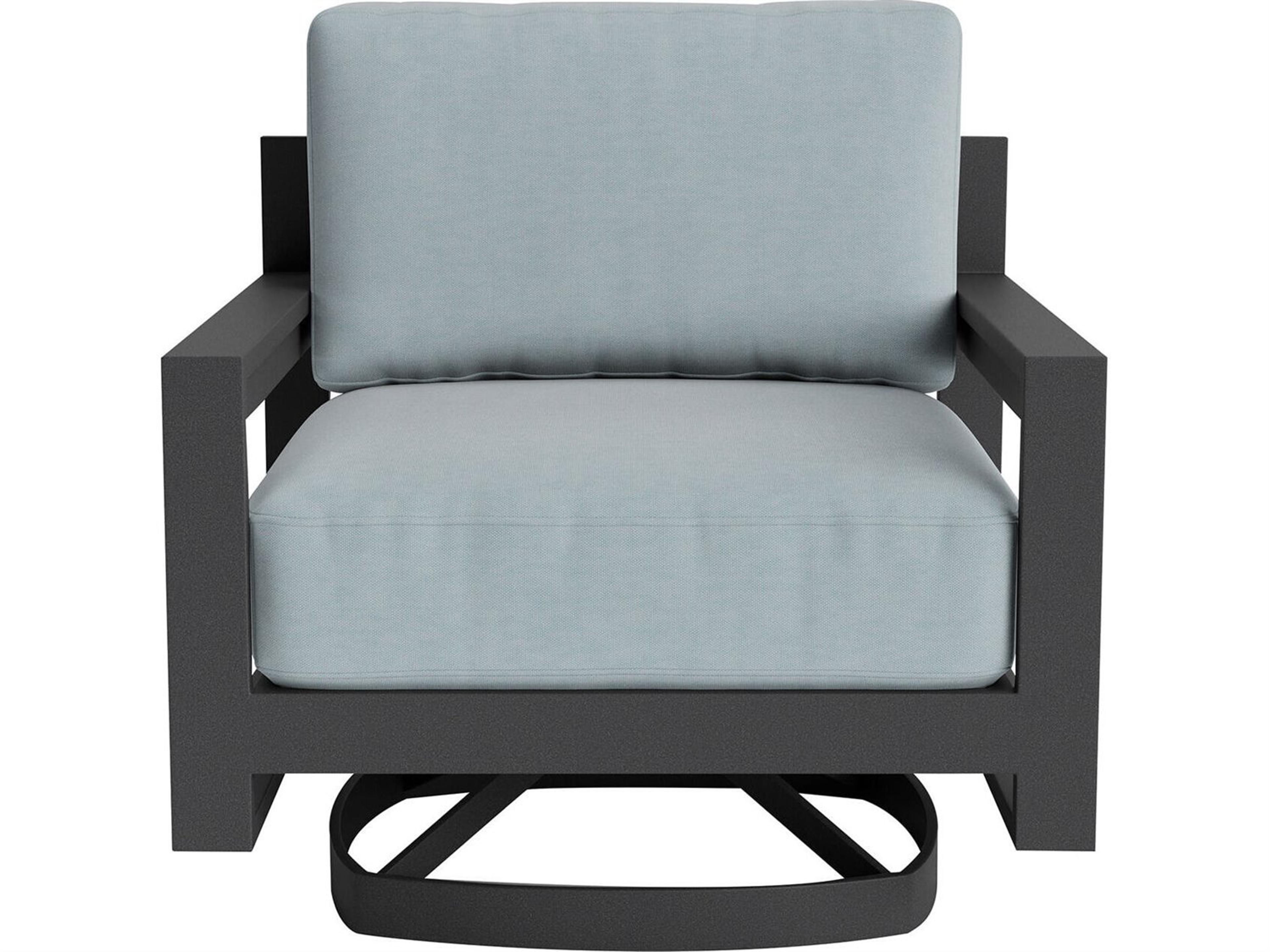 Lane Venture Bonavista Swivel Rocker Lounge Chair in Track Arm