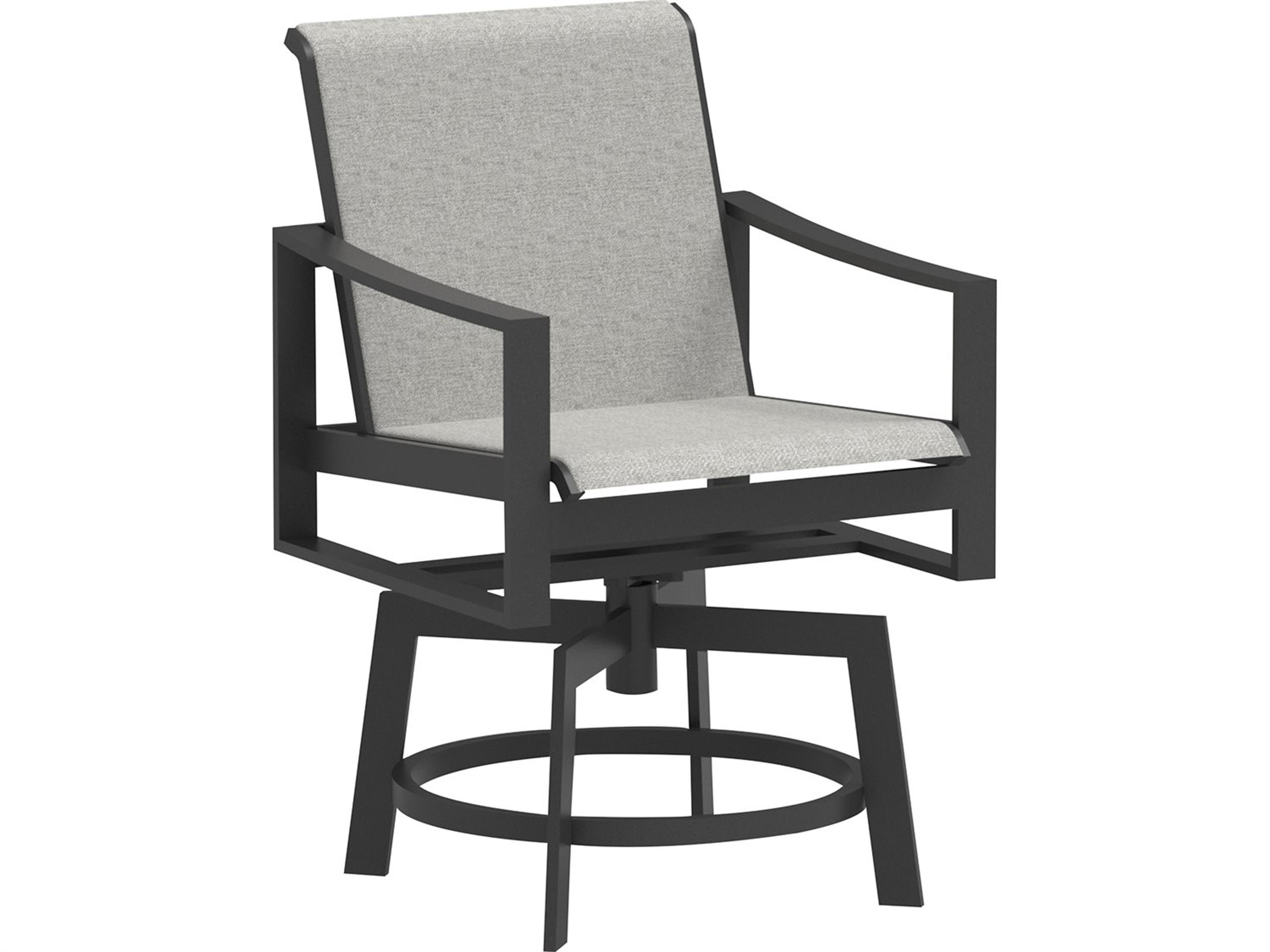 Bonavista Sling Swivel Counter Stool in Slope Arm