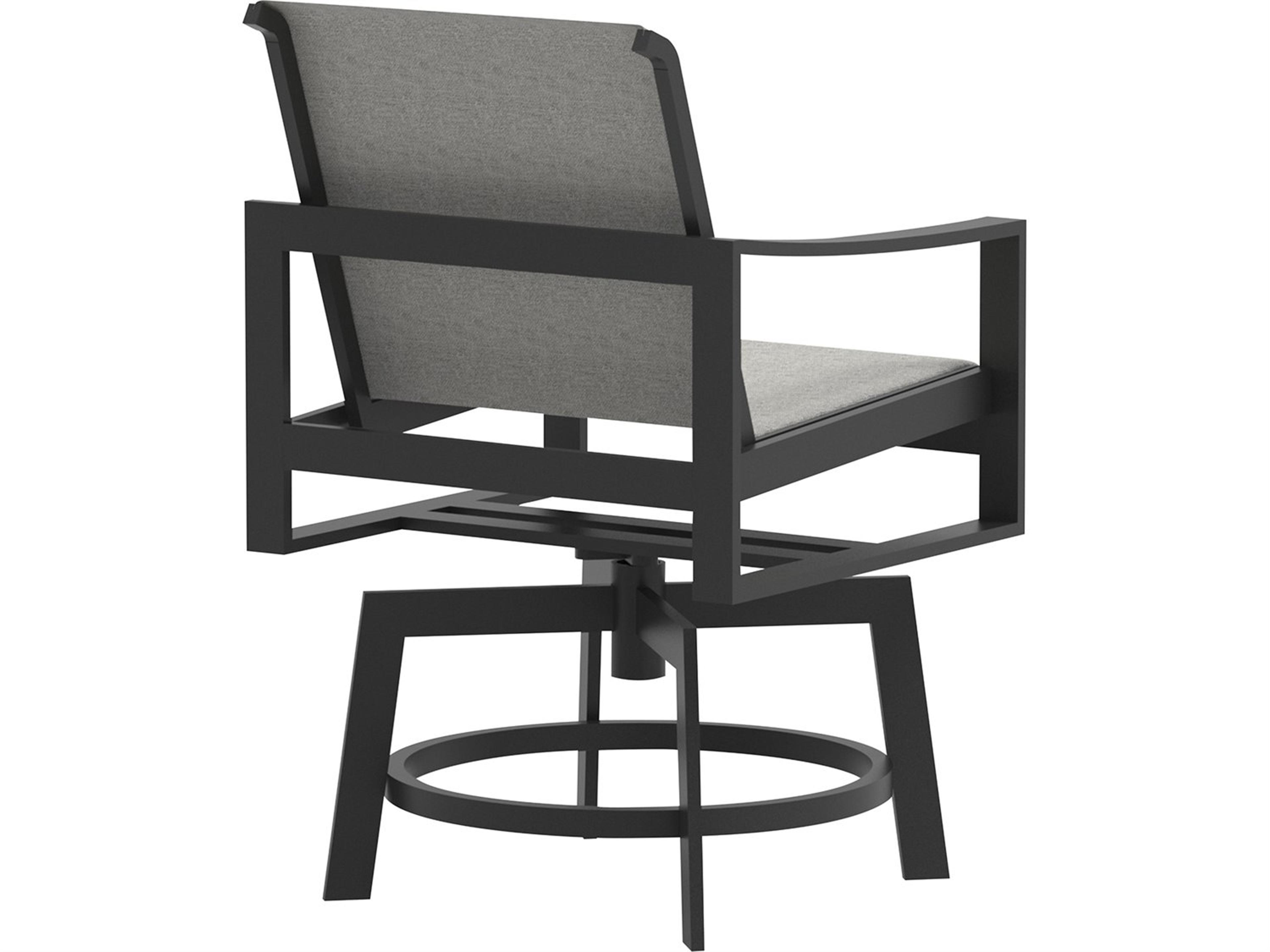 Lane Venture Bonavista Sling Swivel Counter Stool in Slope Arm