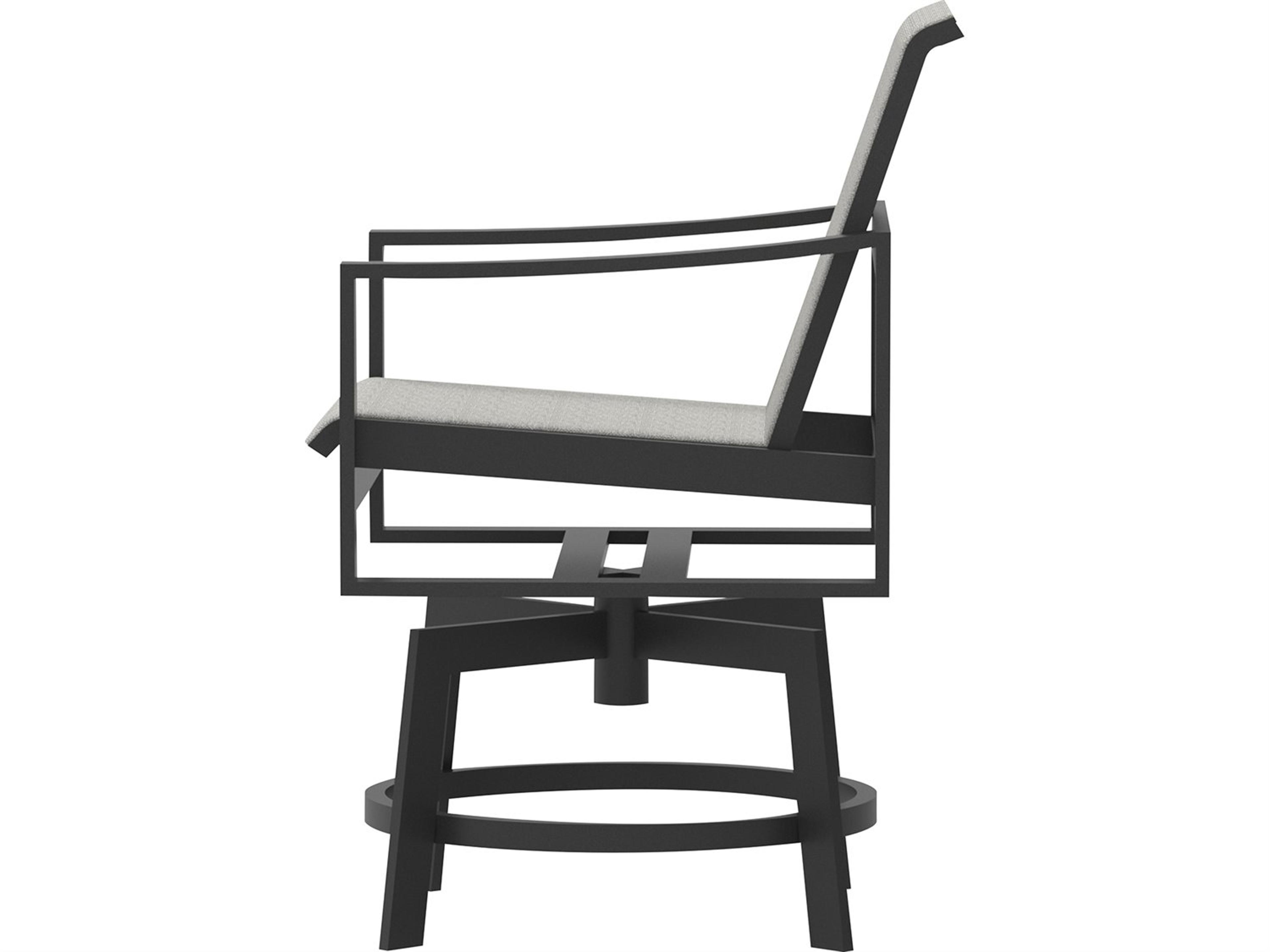 Lane Venture Bonavista Sling Swivel Counter Stool in Slope Arm