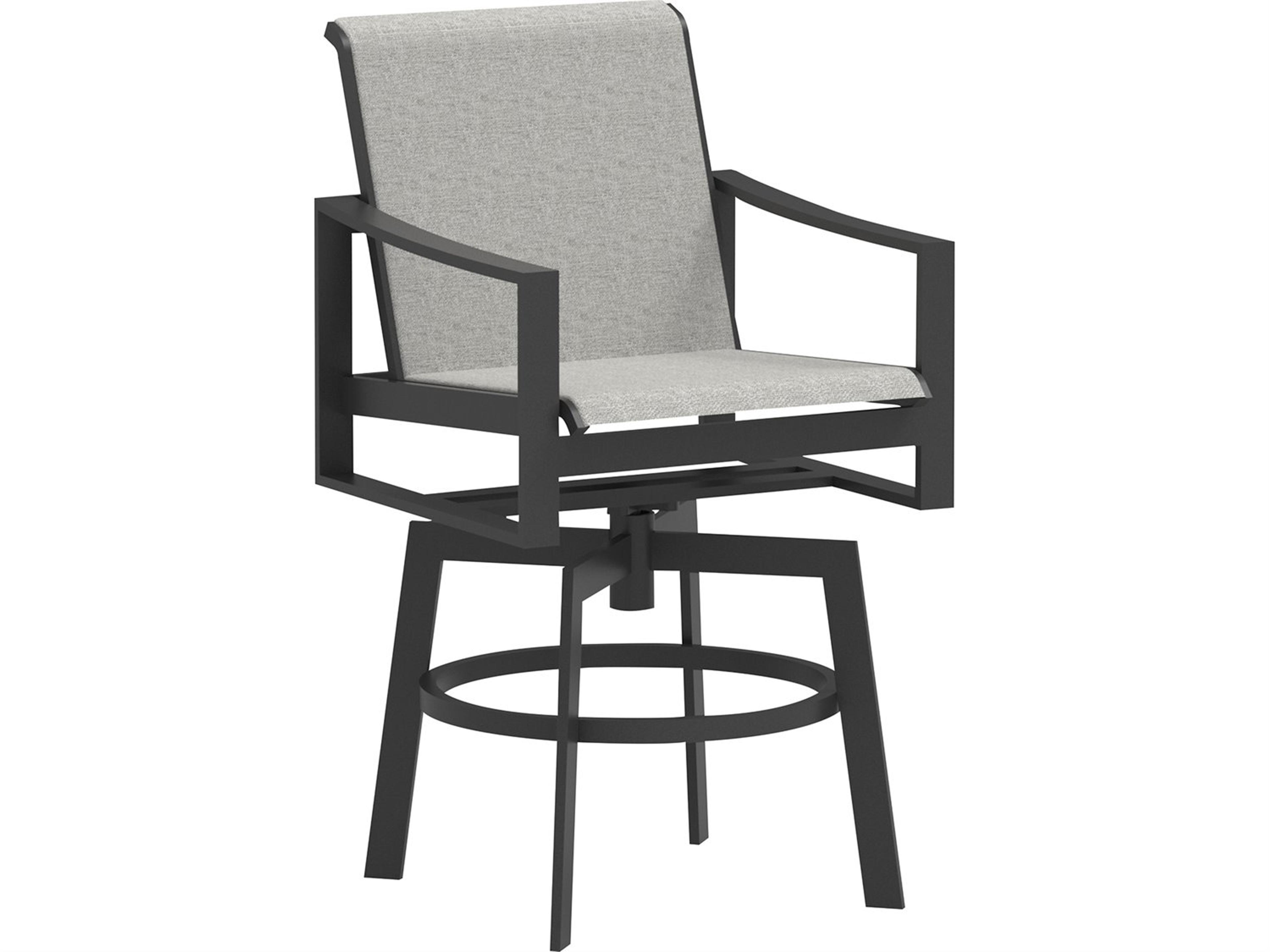 Bonavista Sling Swivel Counter Stool in Slope Arm