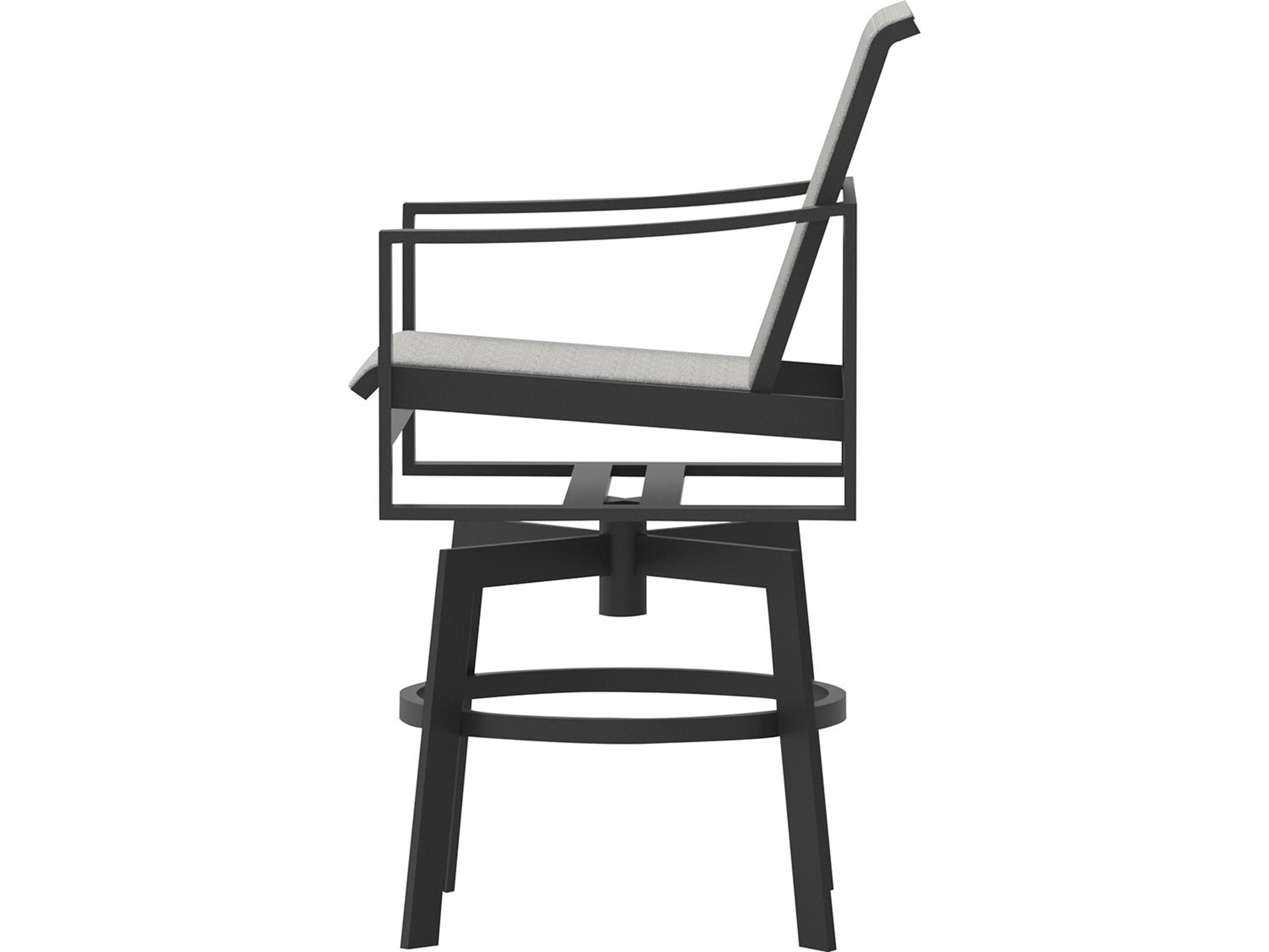 Lane Venture Bonavista Sling Swivel Counter Stool in Slope Arm