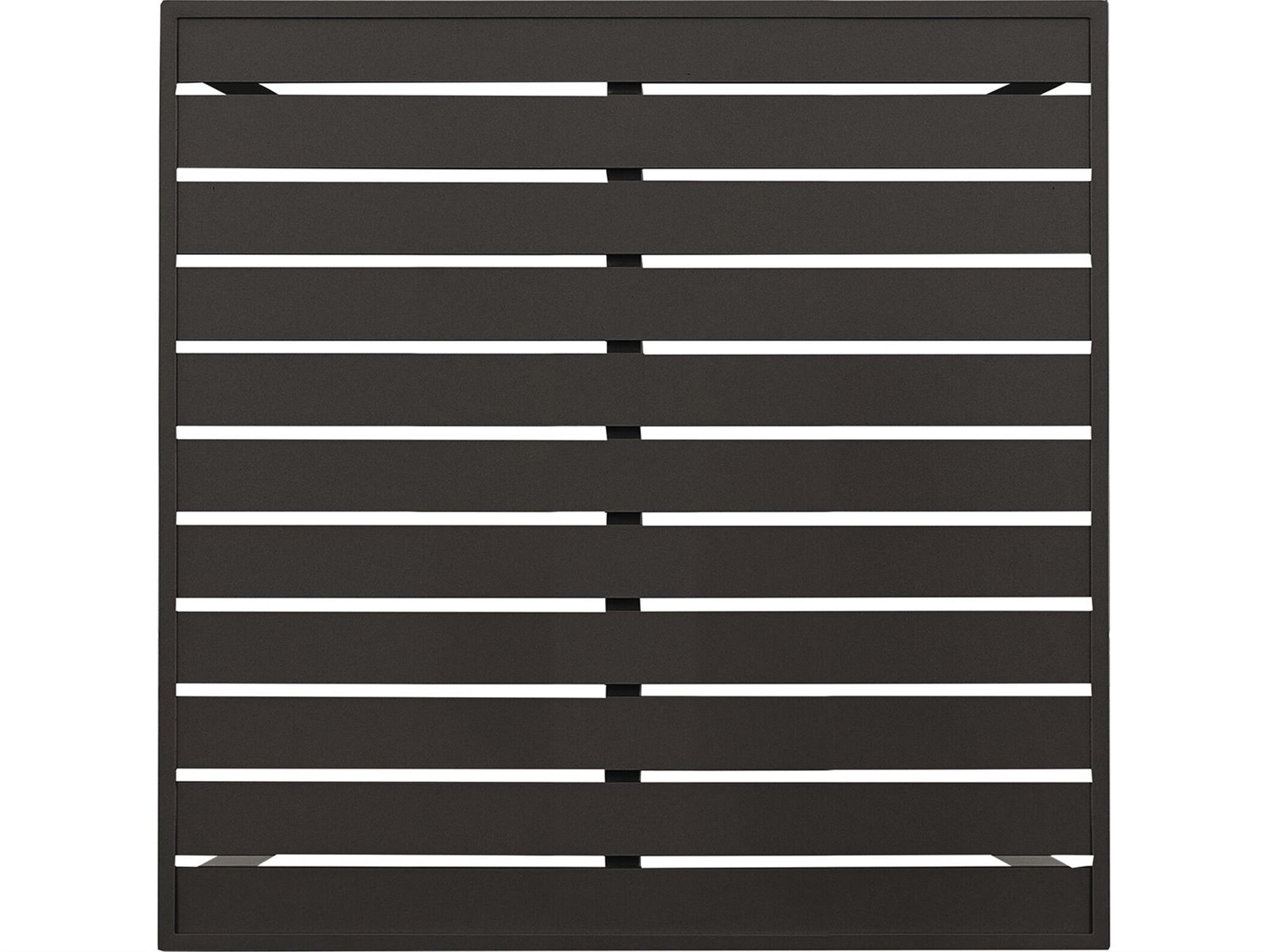 Lane Venture Bonavista Aluminum 38" Square Dining Table- Slat Top